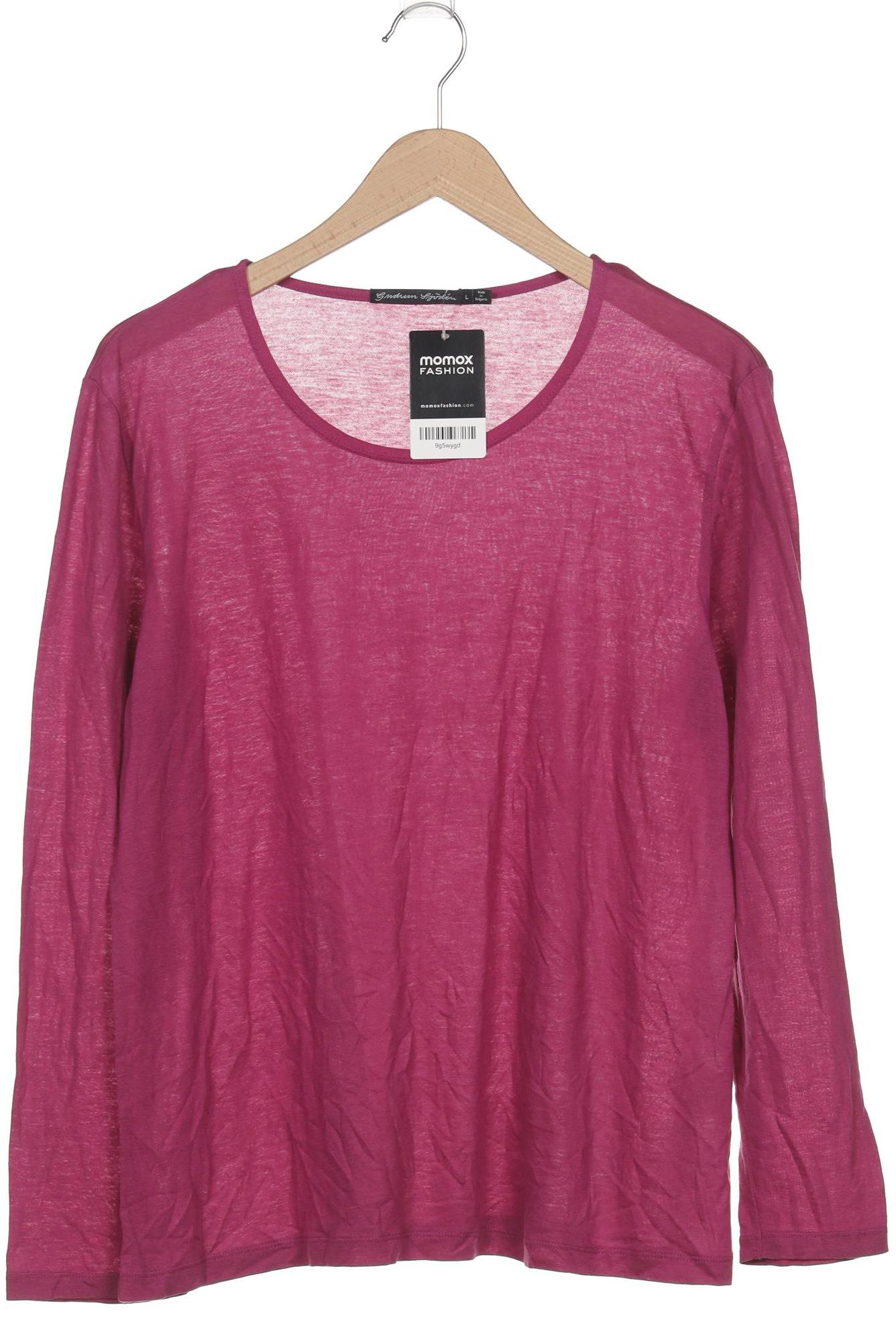 

Gudrun Sjödén Damen Langarmshirt, pink, Gr. 42