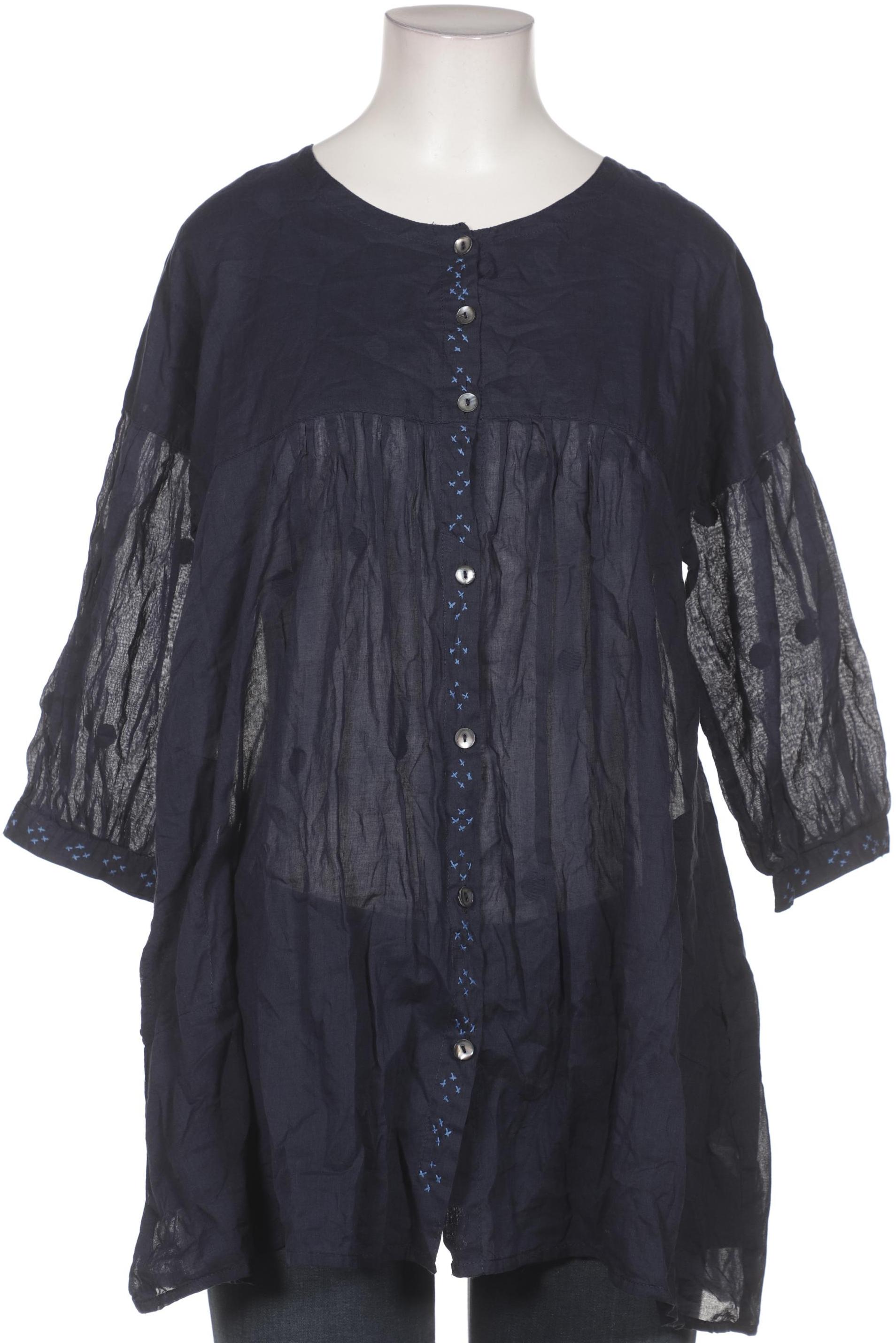 

Gudrun Sjödén Damen Bluse, marineblau, Gr. 36