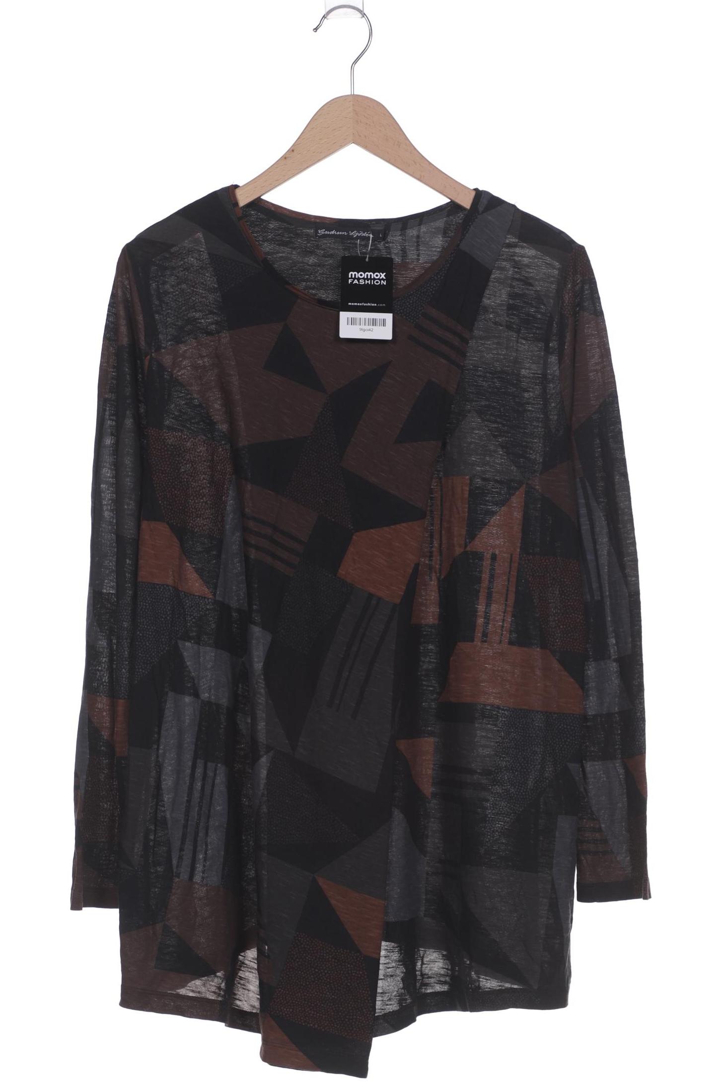 

Gudrun Sjödén Damen Langarmshirt, schwarz, Gr. 42