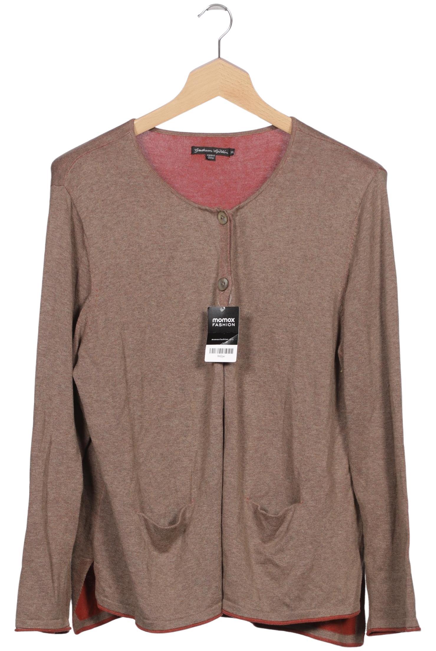 

Gudrun Sjödén Damen Strickjacke, braun, Gr. 46