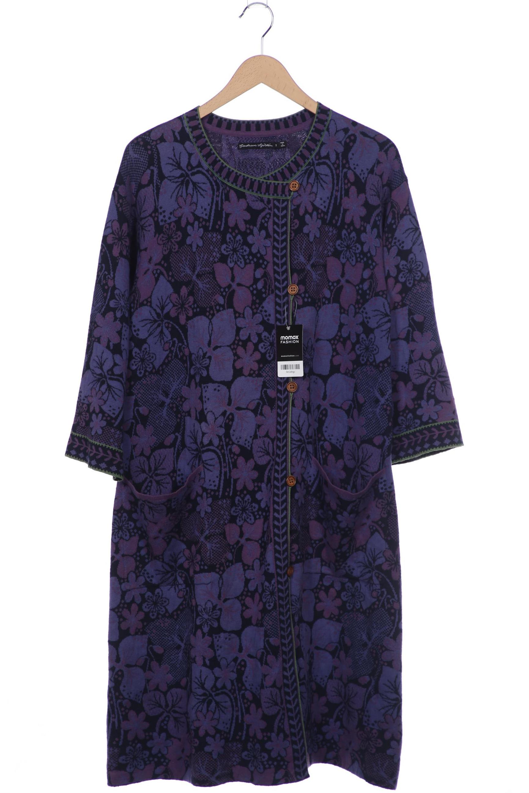 

Gudrun Sjödén Damen Strickjacke, flieder, Gr. 36