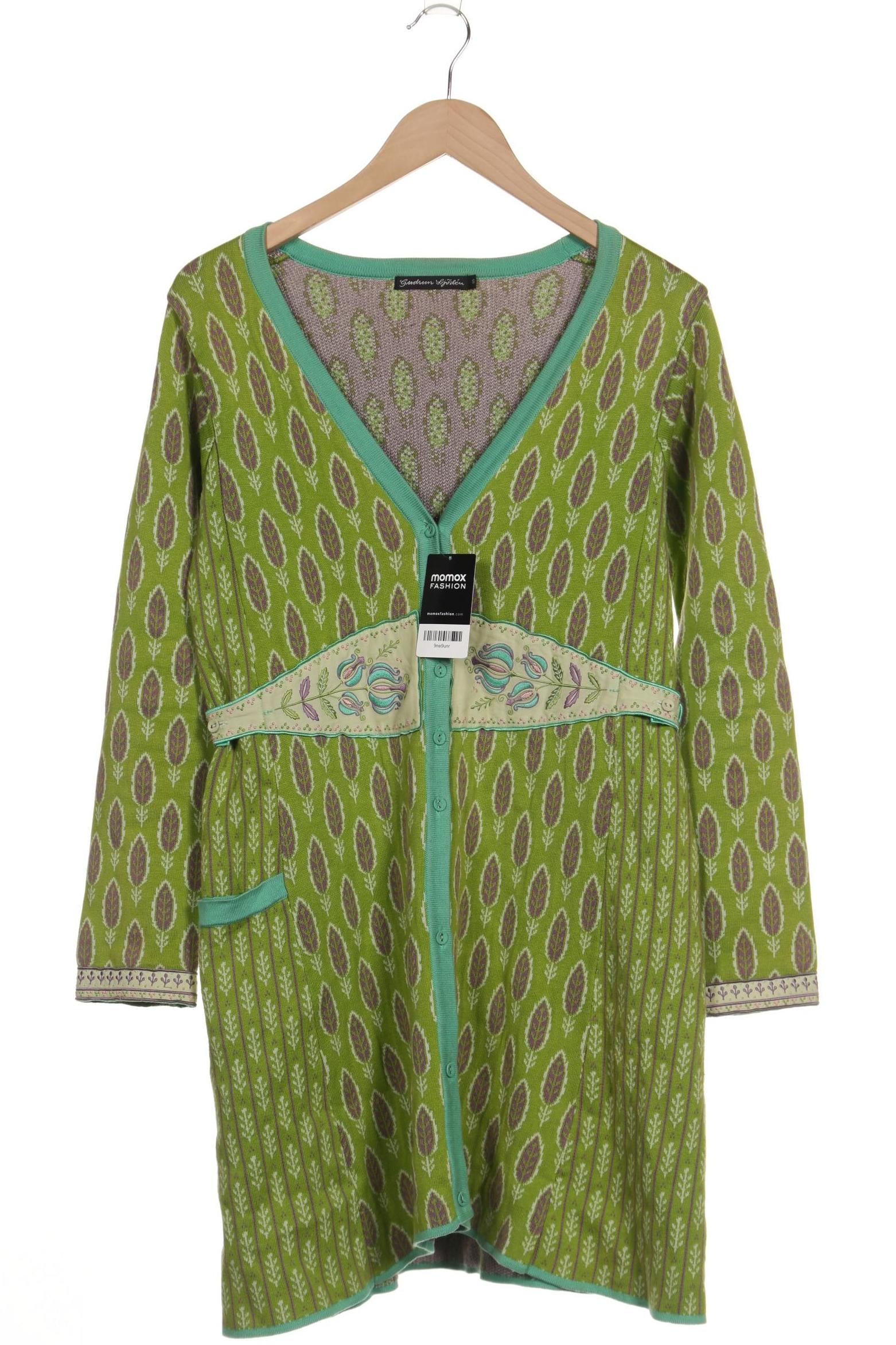 

Gudrun Sjödén Damen Strickjacke, grün, Gr. 36