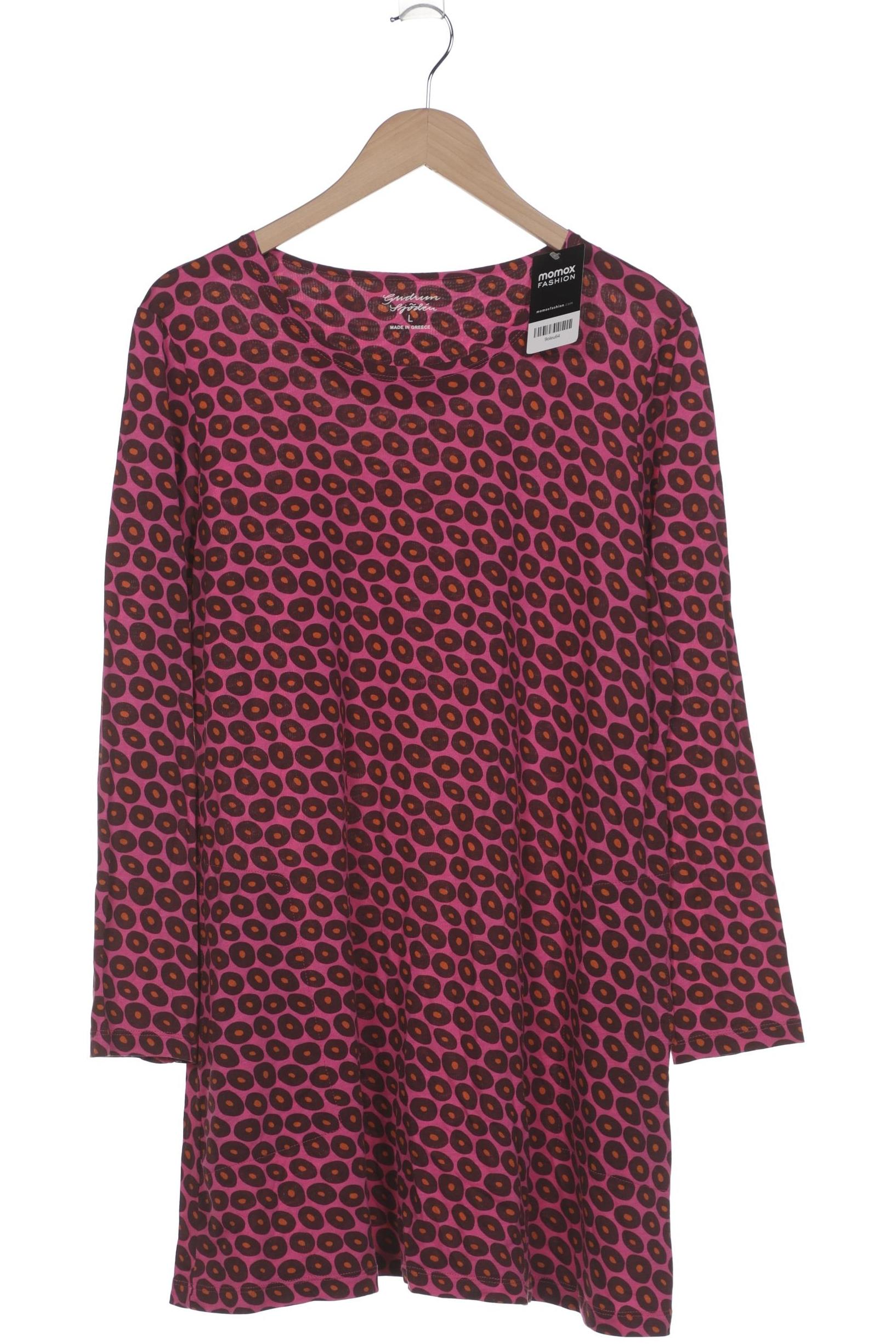 

Gudrun Sjödén Damen Langarmshirt, pink, Gr. 42