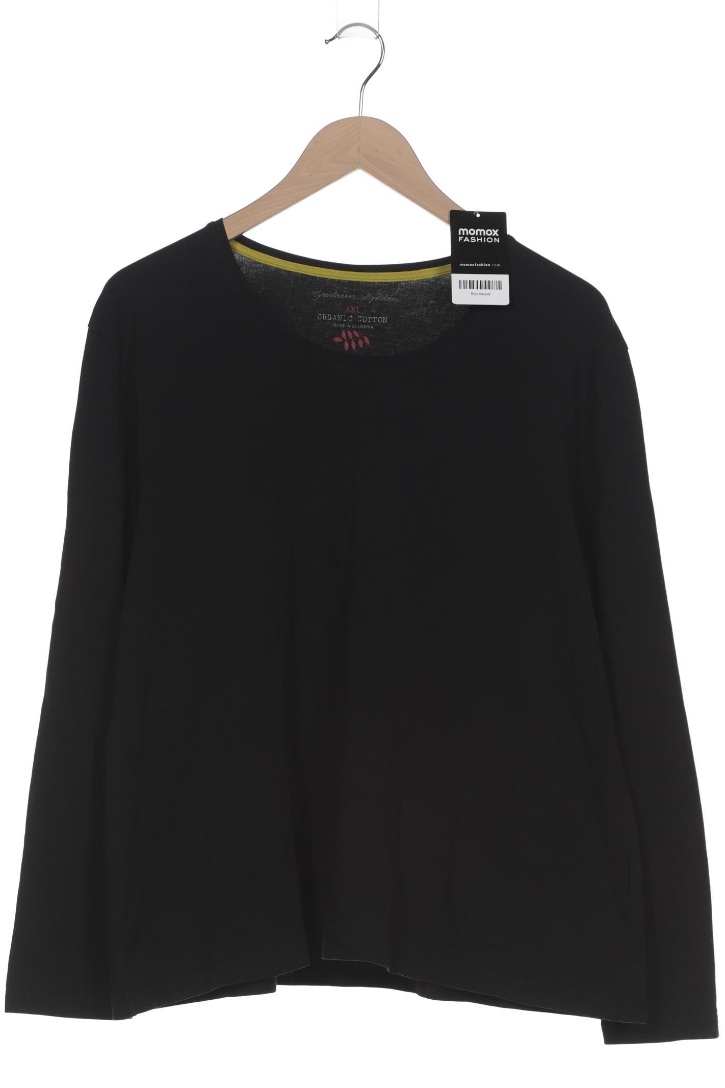 

Gudrun Sjödén Damen Langarmshirt, schwarz, Gr. 46