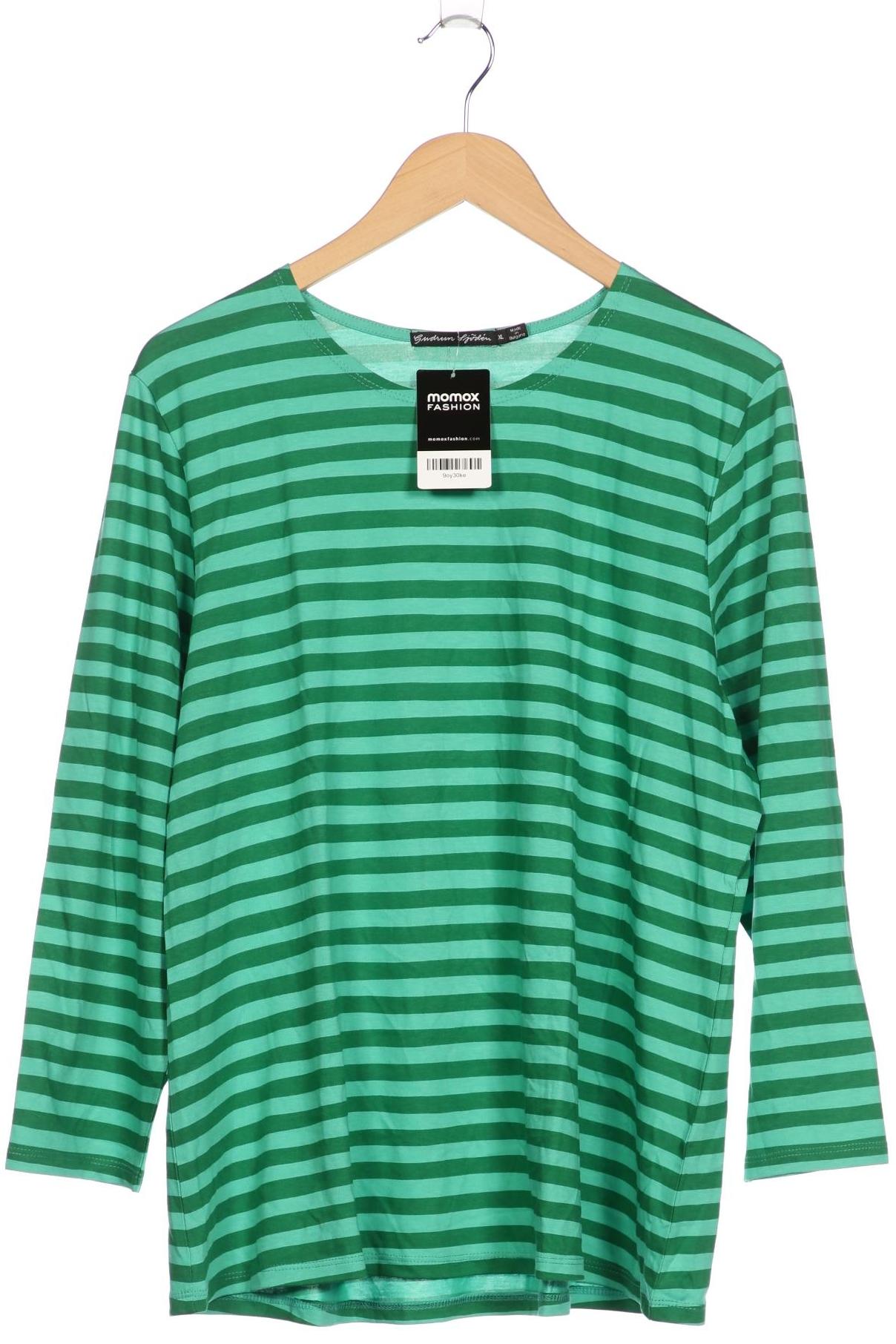 

Gudrun Sjödén Damen Langarmshirt, grün, Gr. 44