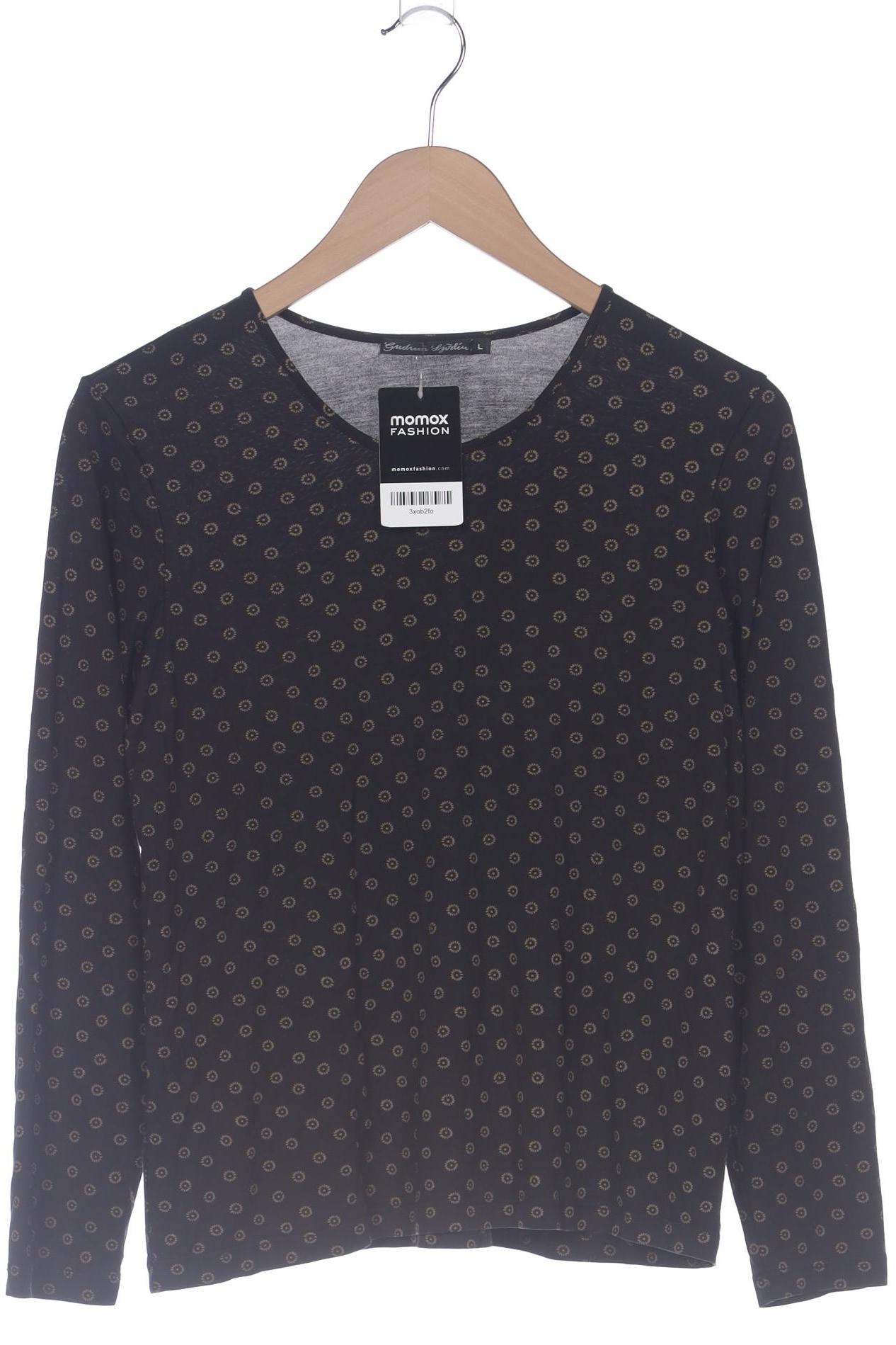 

Gudrun Sjödén Damen Langarmshirt, schwarz, Gr. 42