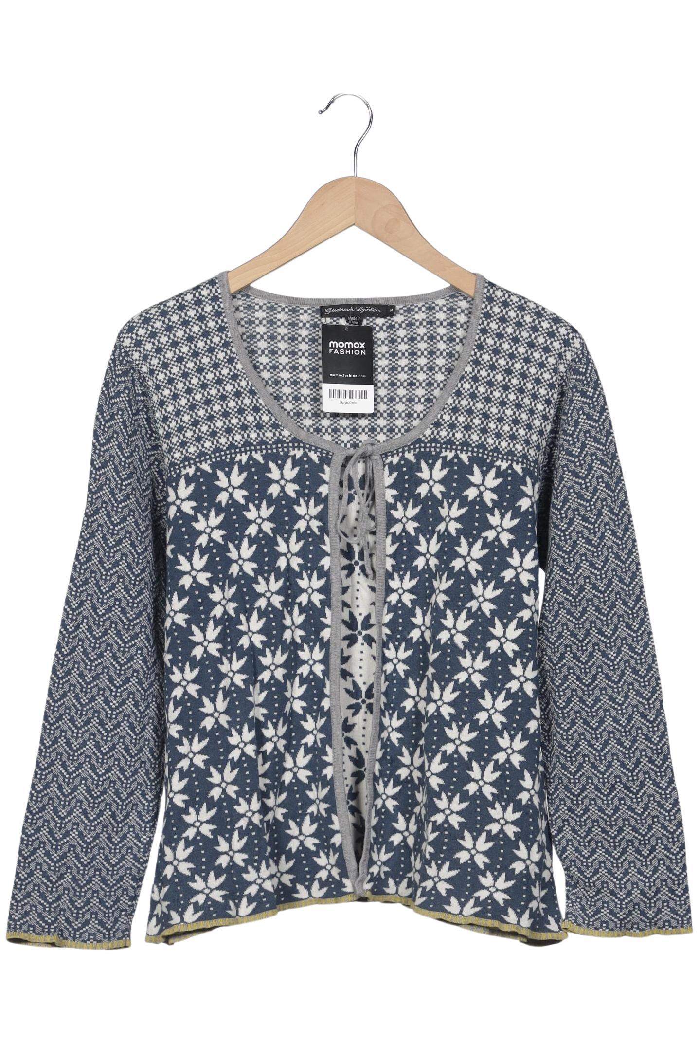 

Gudrun Sjödén Damen Strickjacke, blau, Gr. 38