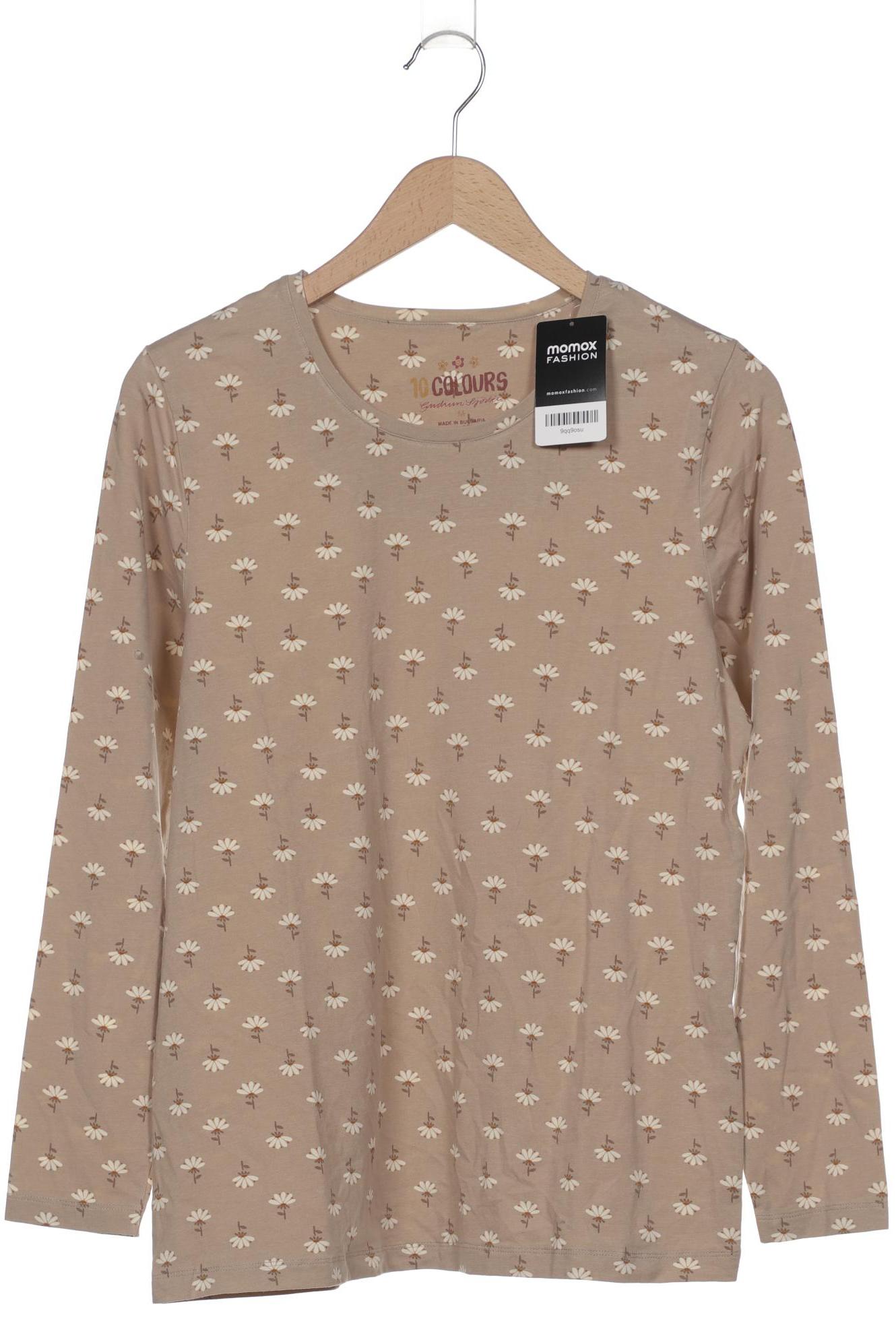 

Gudrun Sjödén Damen Langarmshirt, beige, Gr. 38