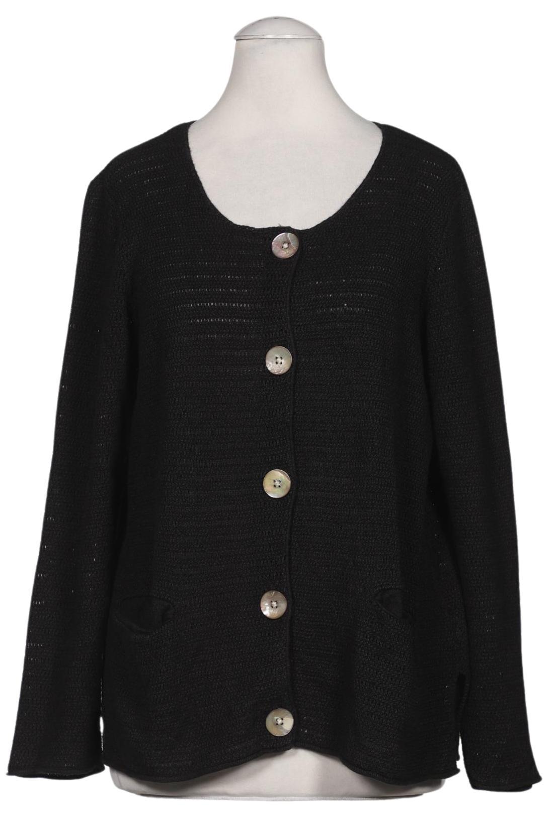 

Gudrun Sjödén Damen Strickjacke, schwarz, Gr. 38