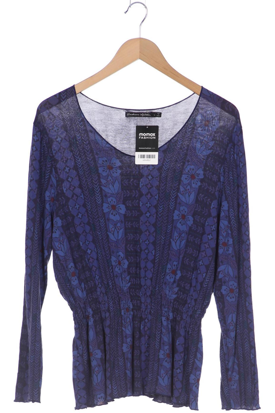 

Gudrun Sjödén Damen Langarmshirt, marineblau, Gr. 42