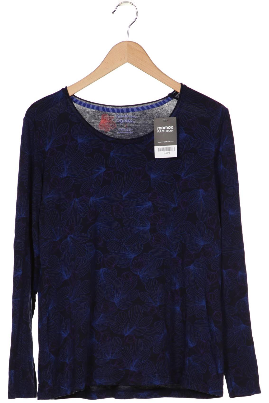 

Gudrun Sjödén Damen Langarmshirt, marineblau, Gr. 42