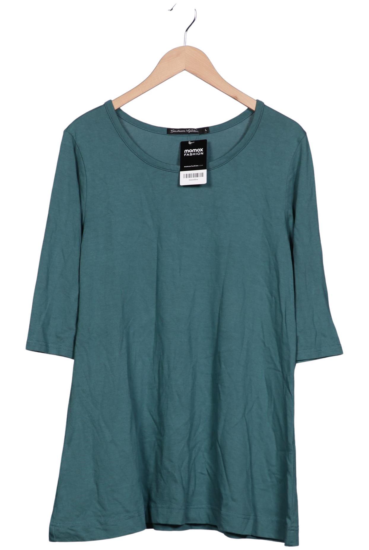 

Gudrun Sjödén Damen Langarmshirt, türkis, Gr. 42