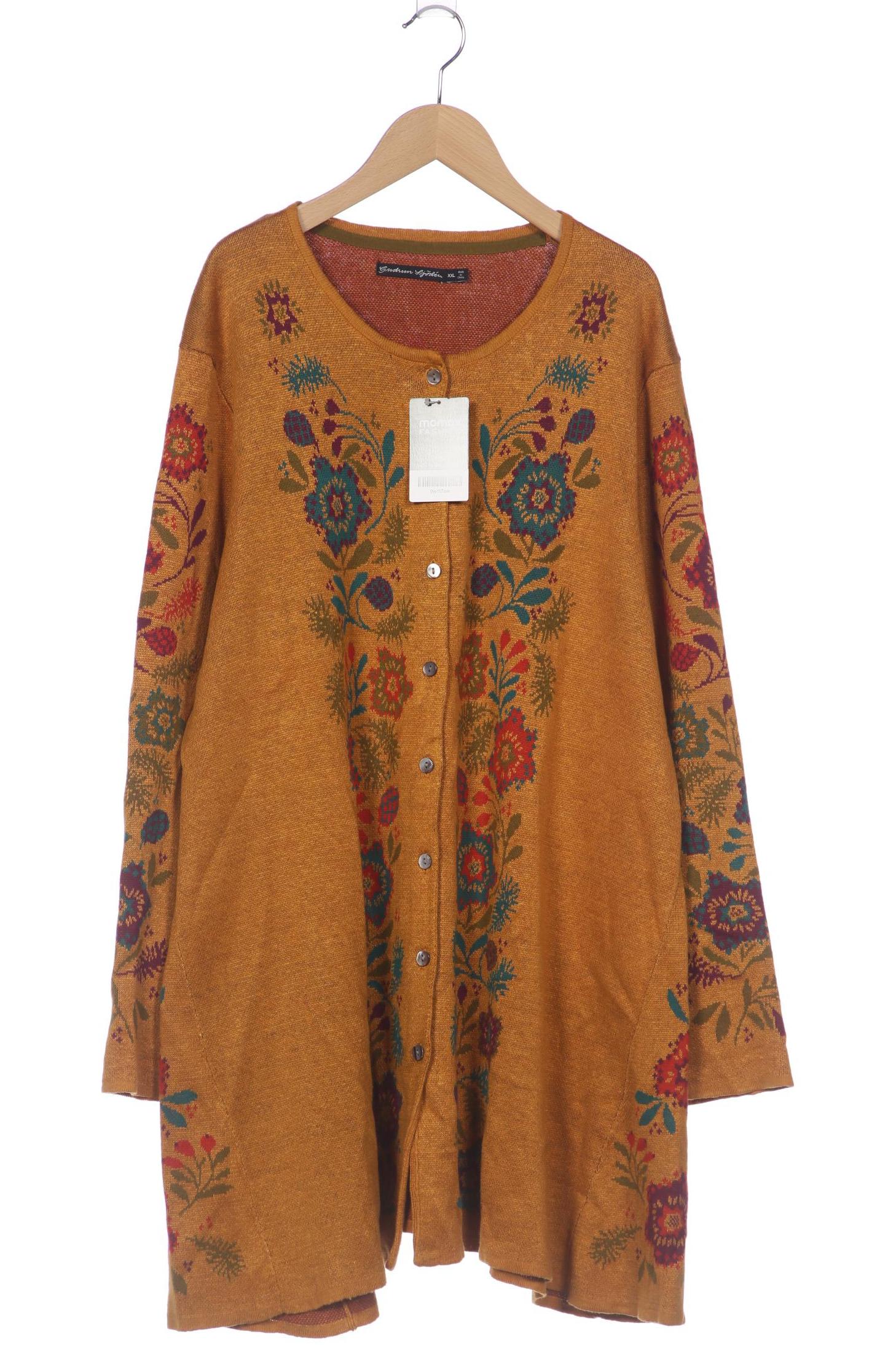 

Gudrun Sjödén Damen Strickjacke, orange, Gr. 46