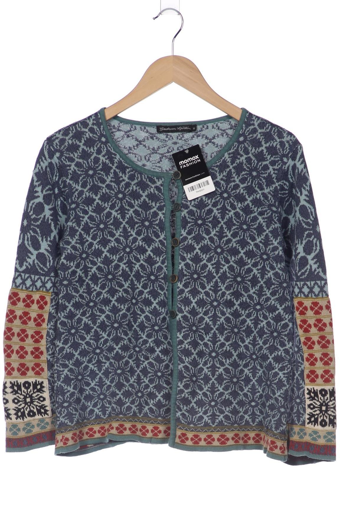 

Gudrun Sjödén Damen Strickjacke, blau, Gr. 38