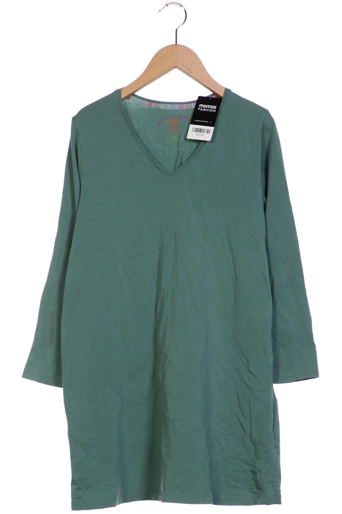 

Gudrun Sjödén Damen Langarmshirt, türkis, Gr. 38