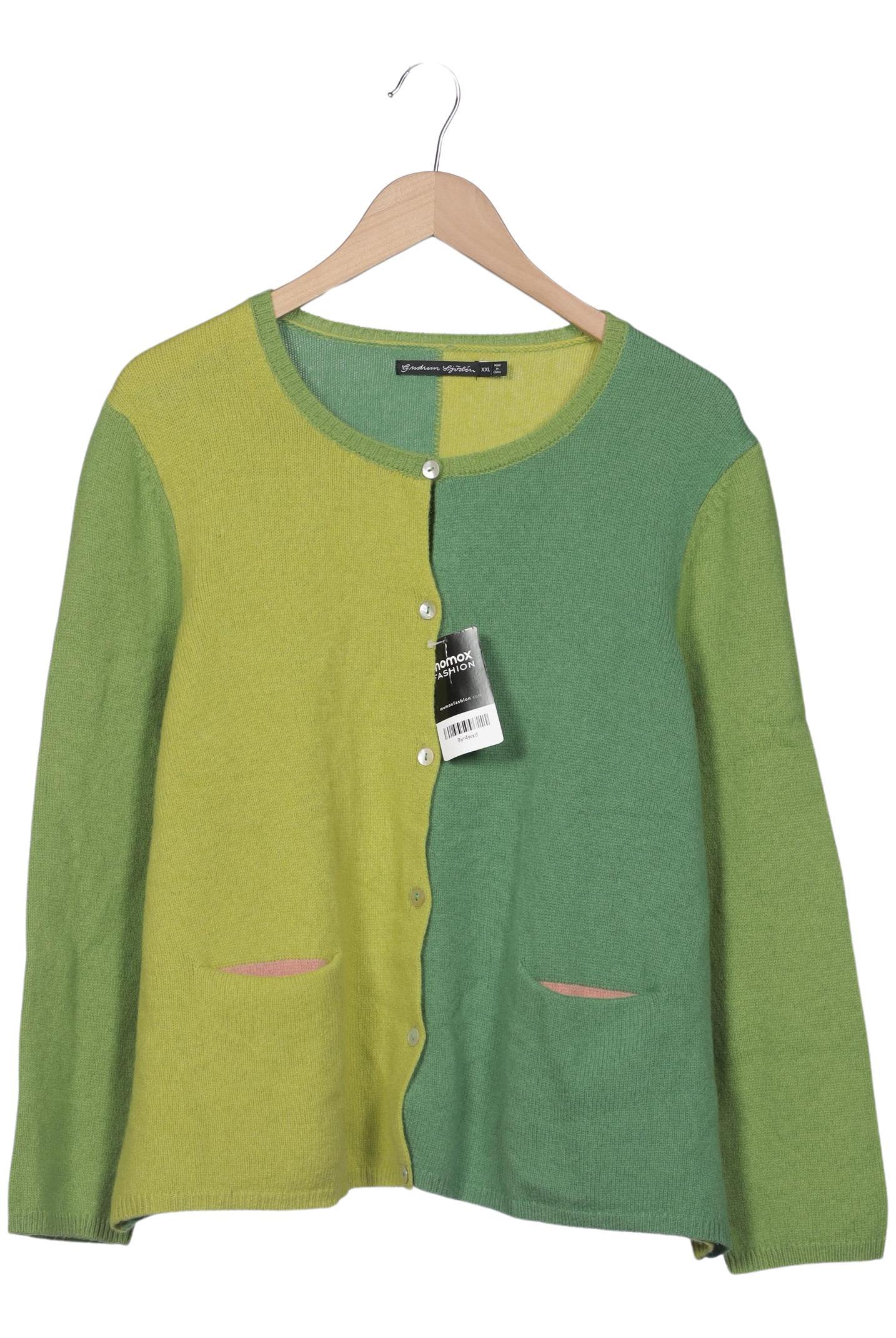 

Gudrun Sjödén Damen Strickjacke, grün, Gr. 46