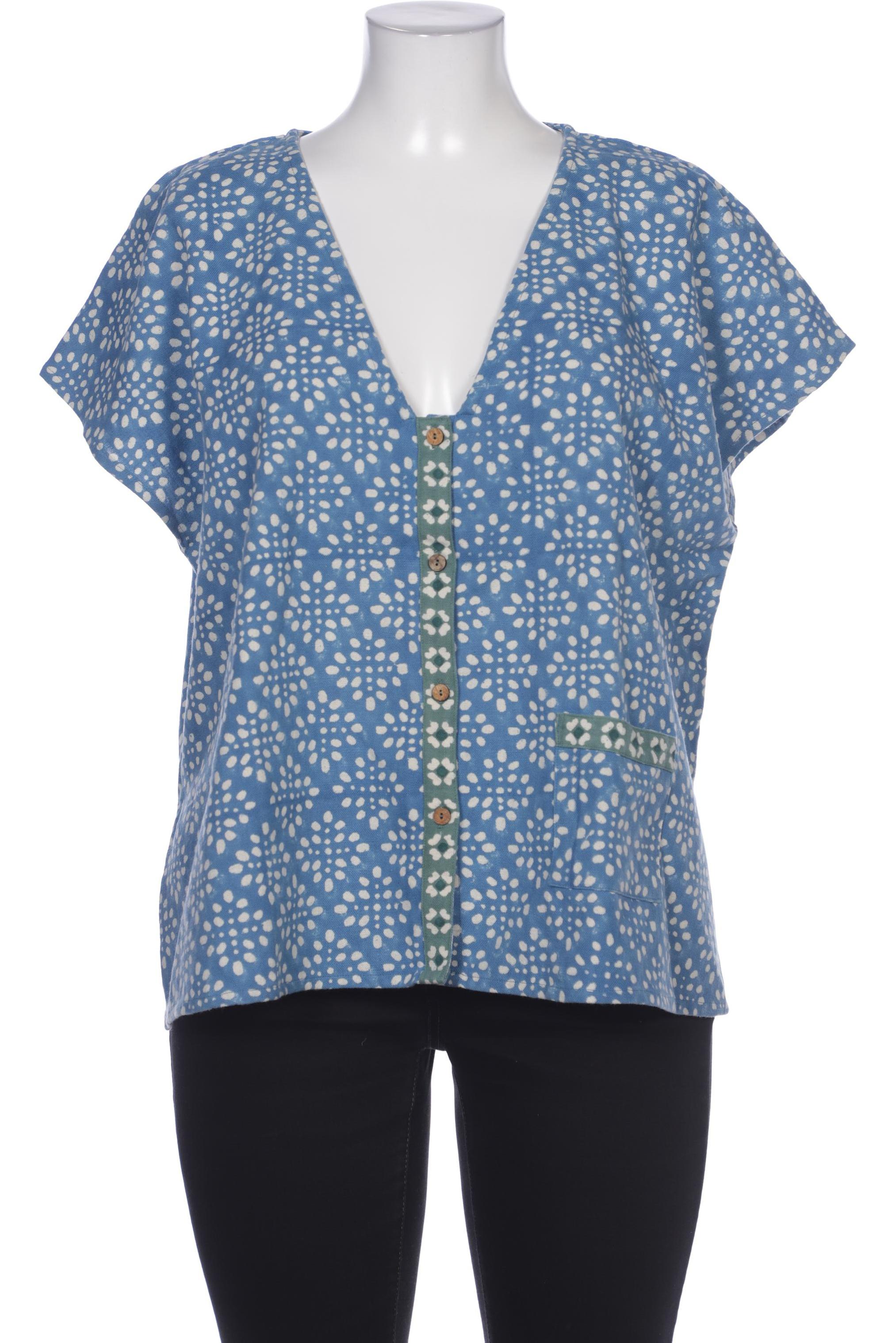 

Gudrun Sjödén Damen Bluse, blau, Gr. 42