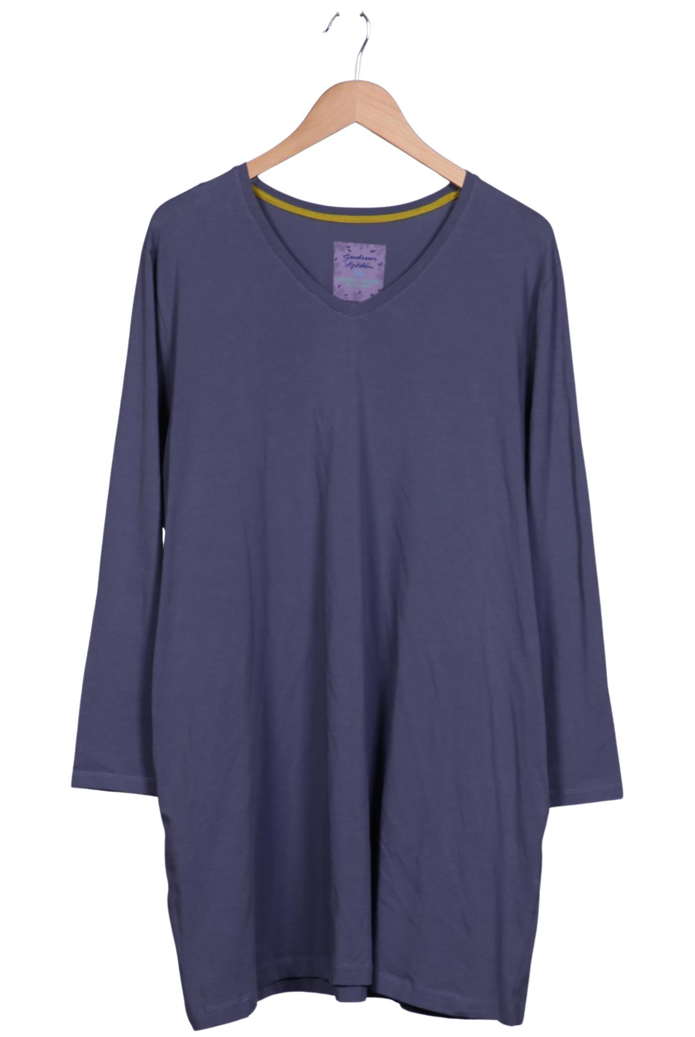 

Gudrun Sjödén Damen Langarmshirt, blau, Gr. 46