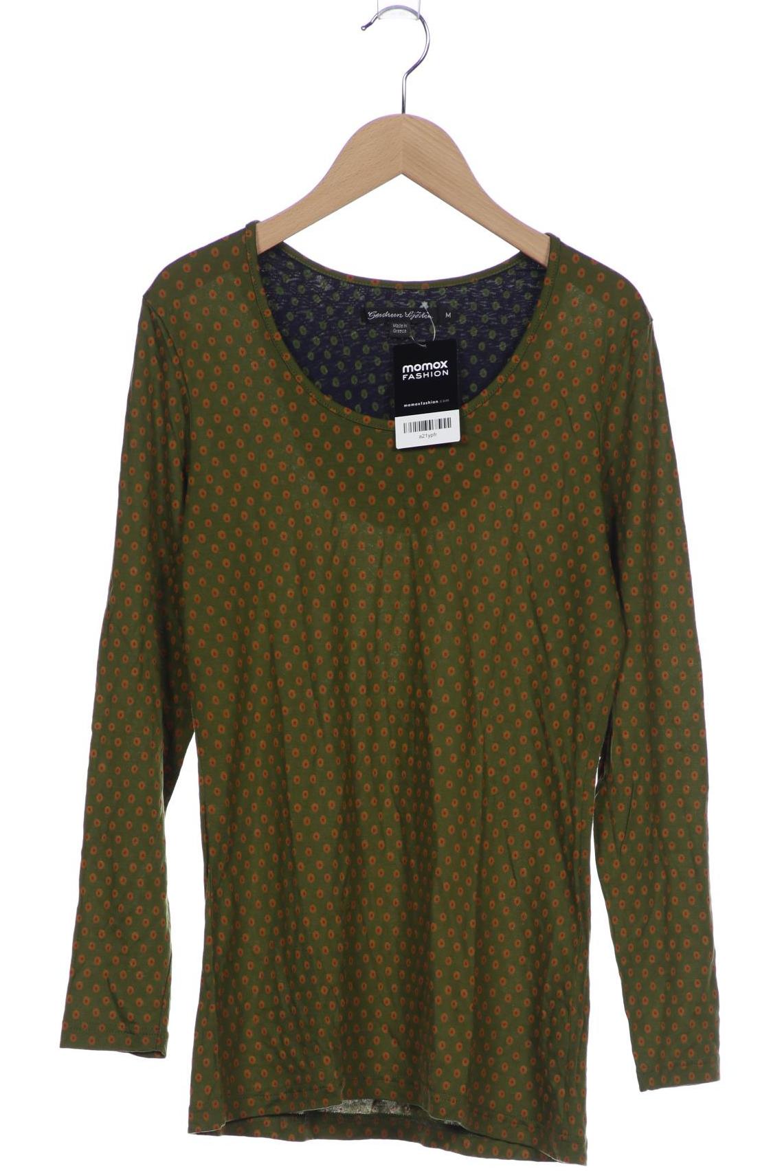 

Gudrun Sjödén Damen Langarmshirt, grün, Gr. 38