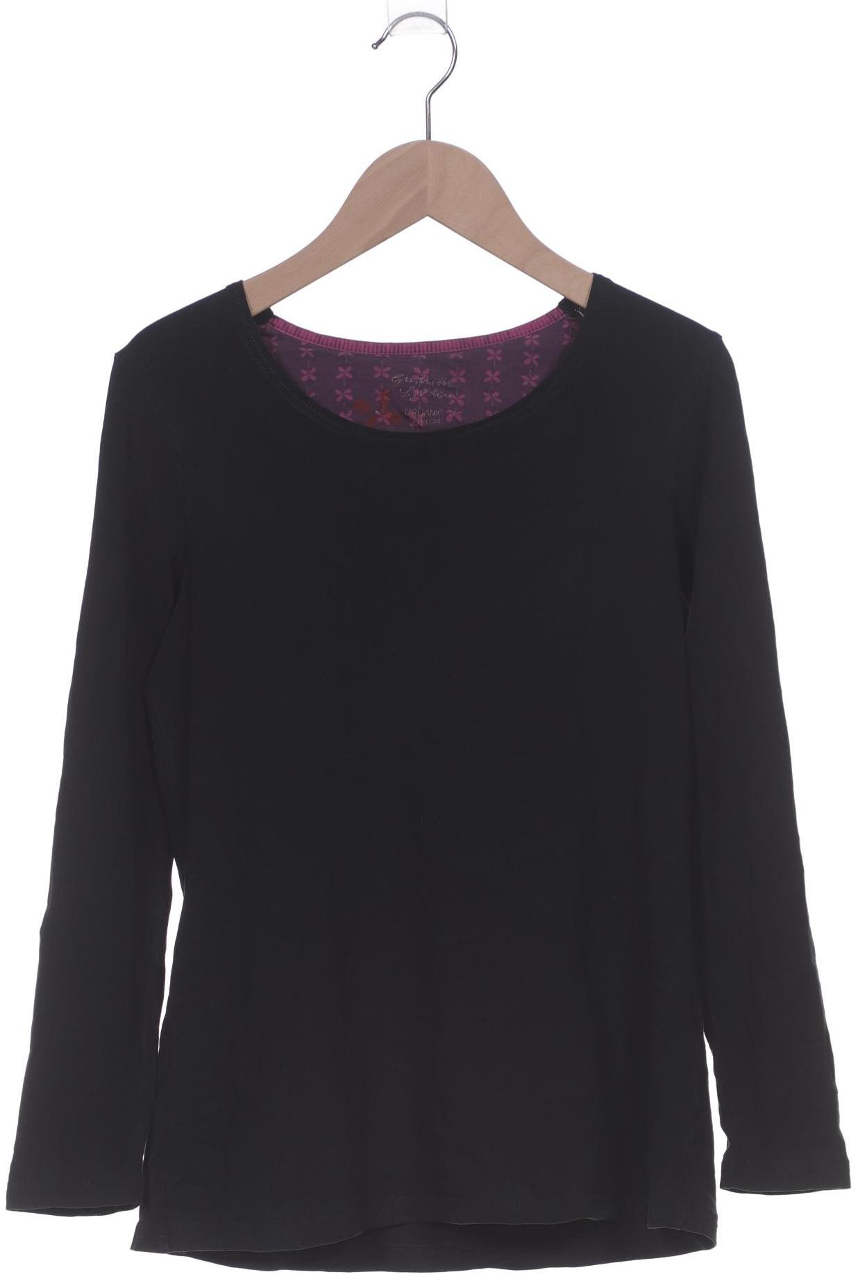 

Gudrun Sjödén Damen Langarmshirt, schwarz, Gr. 36