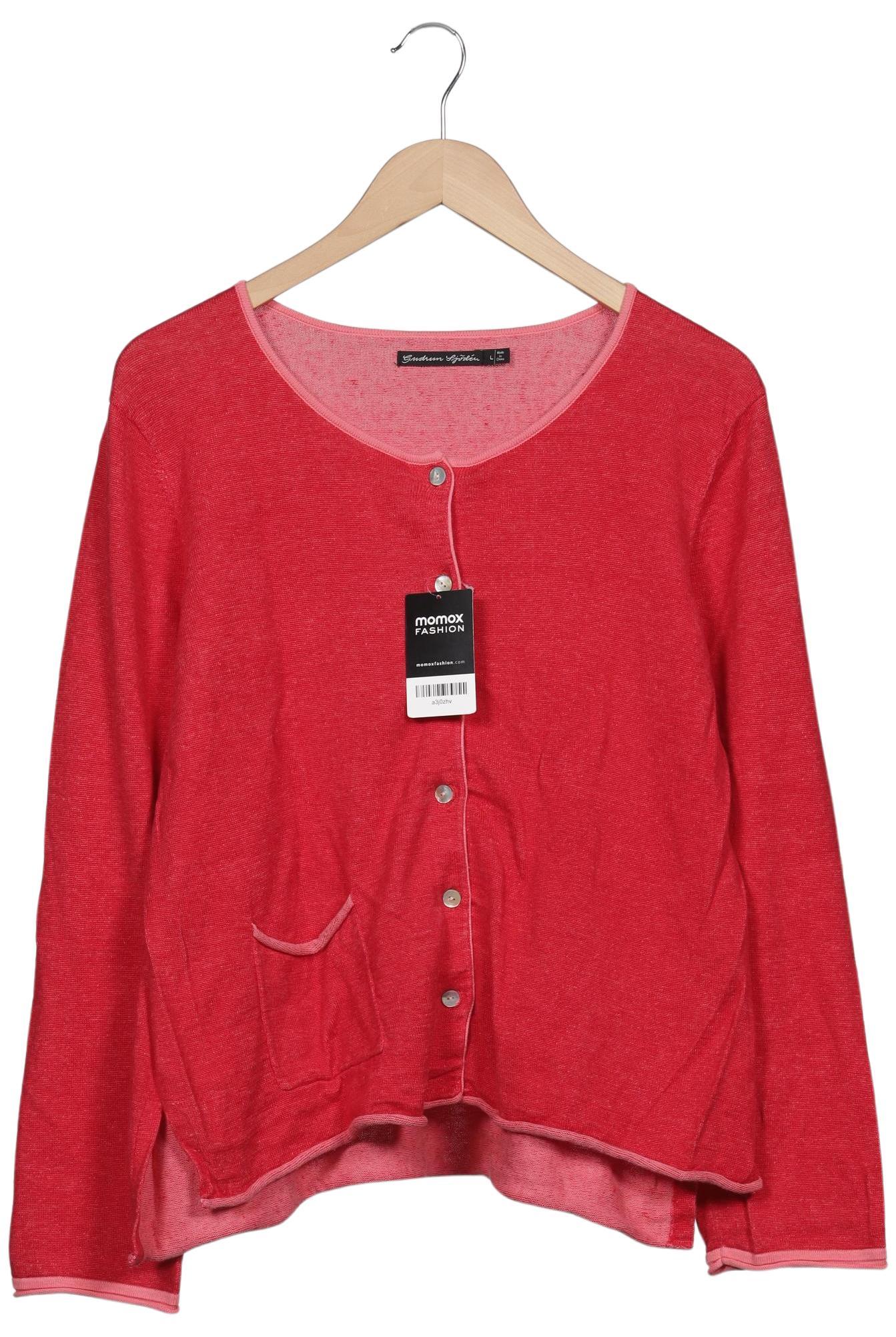 

Gudrun Sjödén Damen Strickjacke, rot, Gr. 42