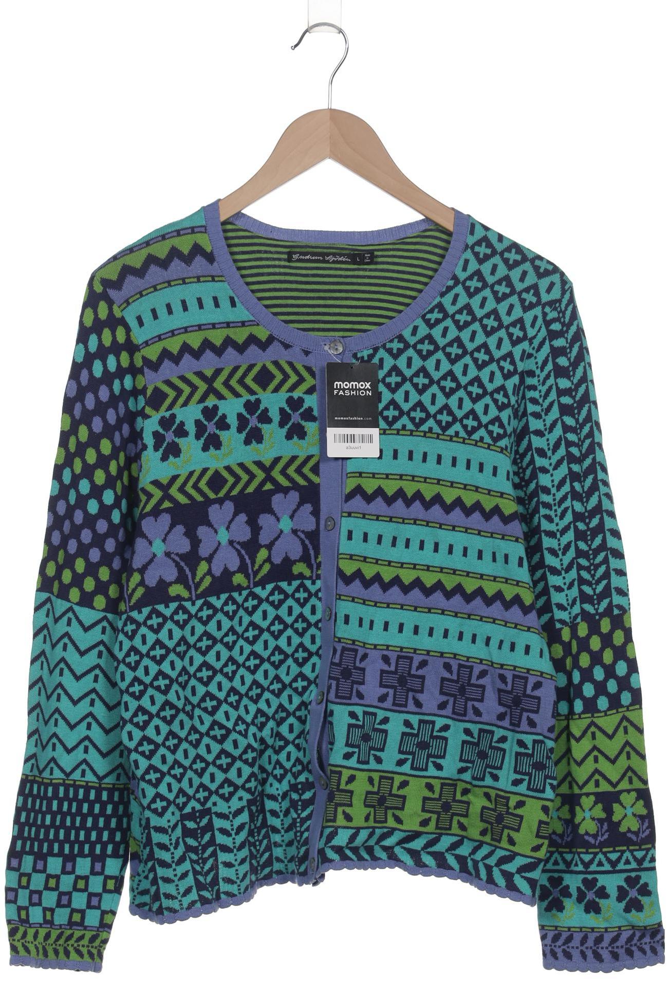 

Gudrun Sjödén Damen Strickjacke, türkis, Gr. 42