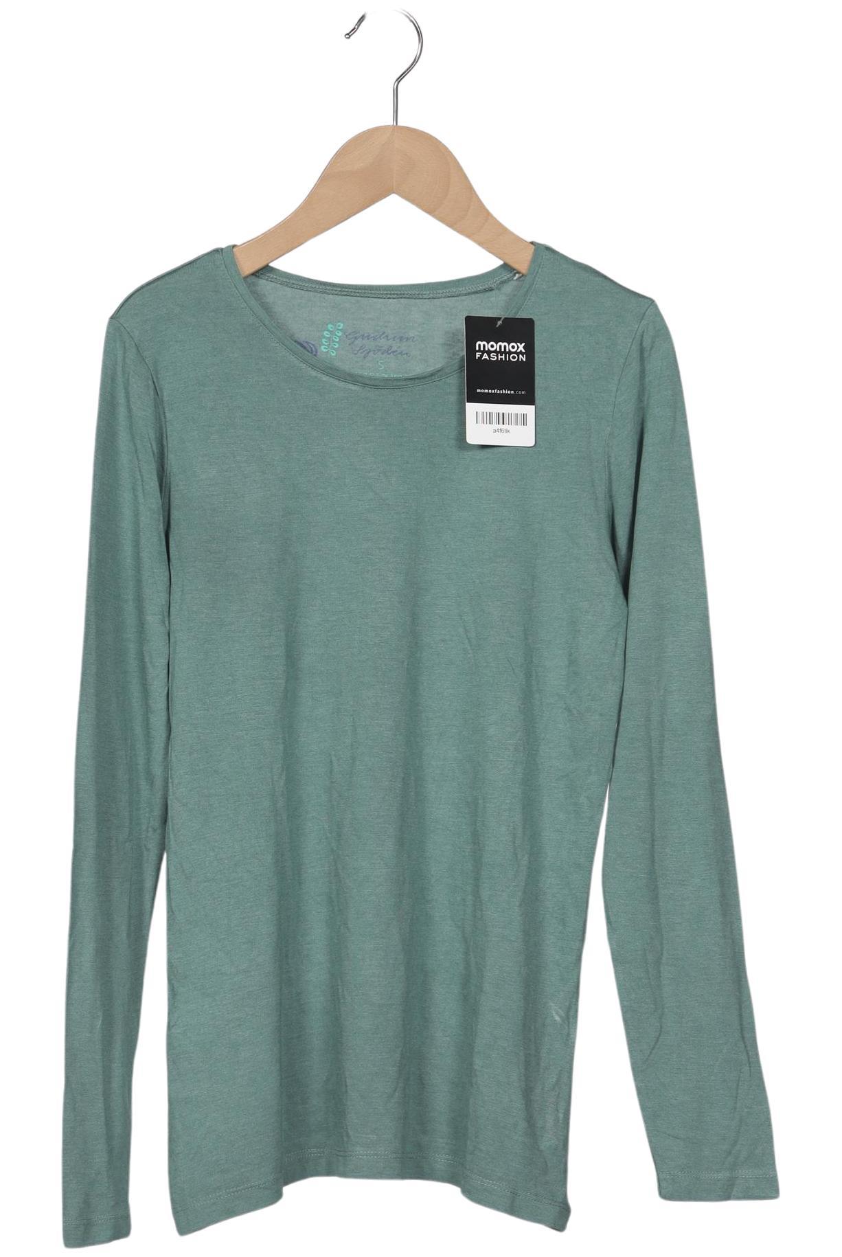 

Gudrun Sjödén Damen Langarmshirt, hellgrün, Gr. 36