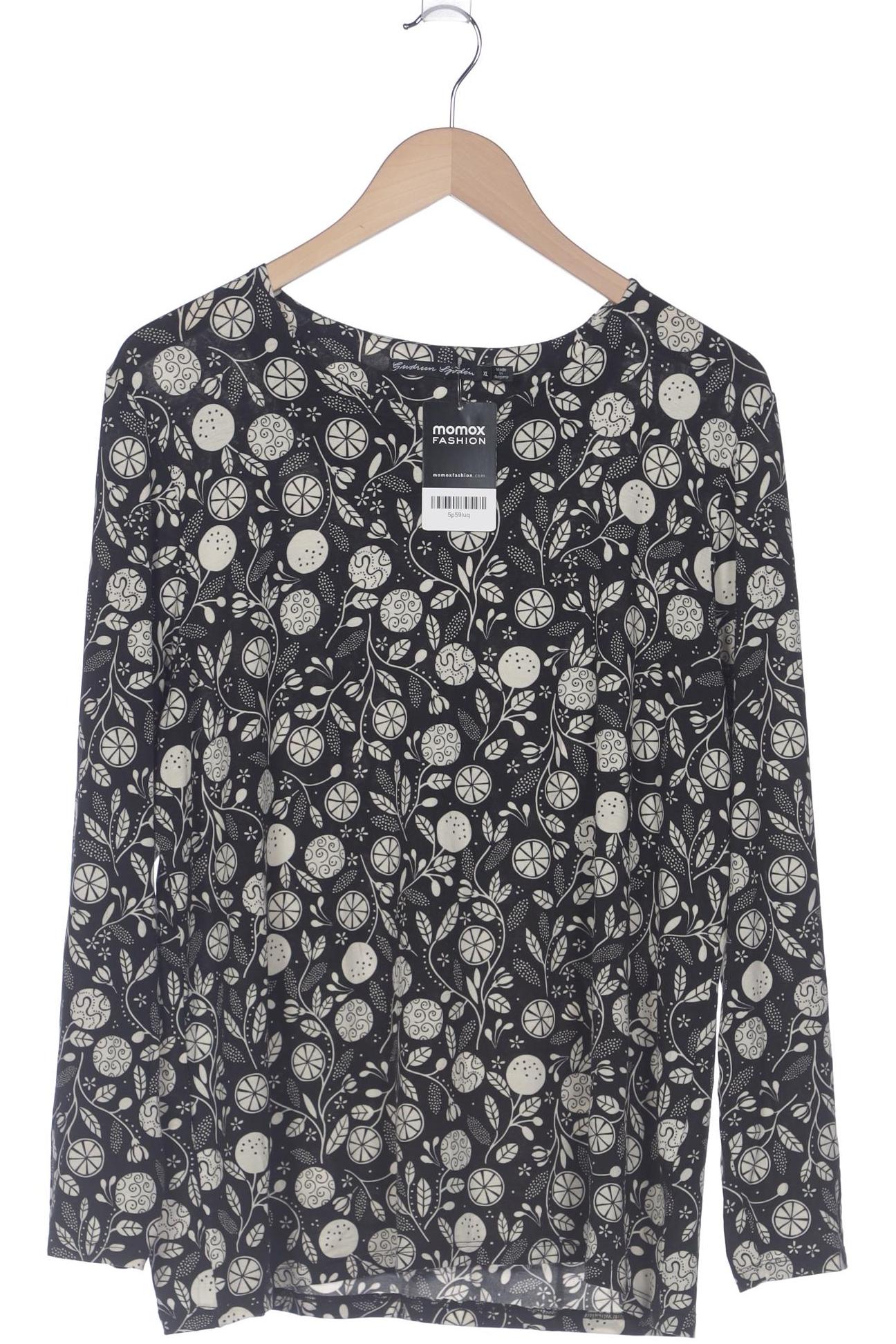 

Gudrun Sjödén Damen Langarmshirt, schwarz, Gr. 44