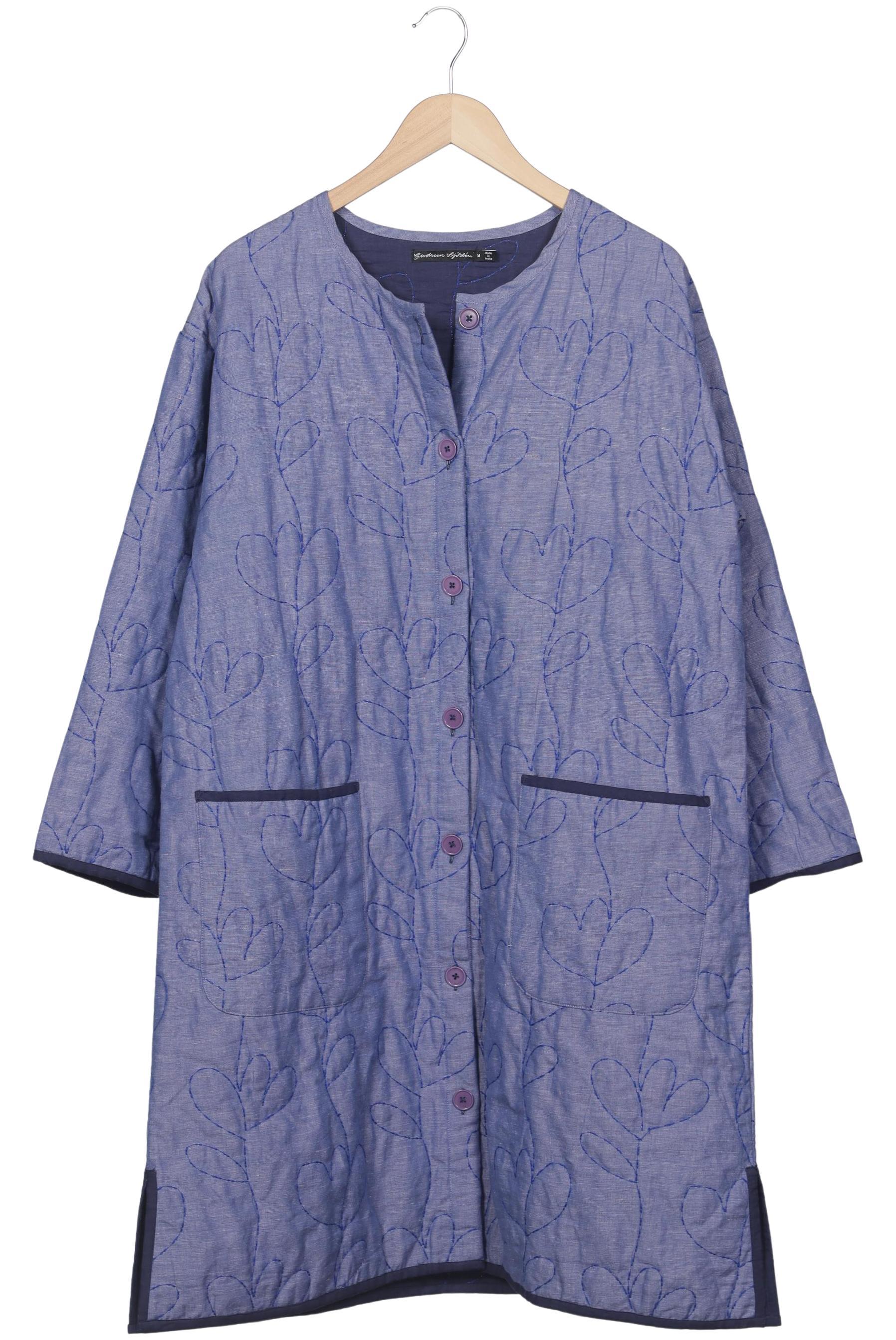 

Gudrun Sjödén Damen Mantel, blau, Gr. 38