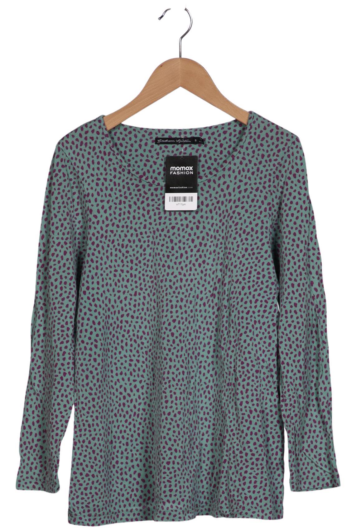 

Gudrun Sjödén Damen Langarmshirt, grün, Gr. 36