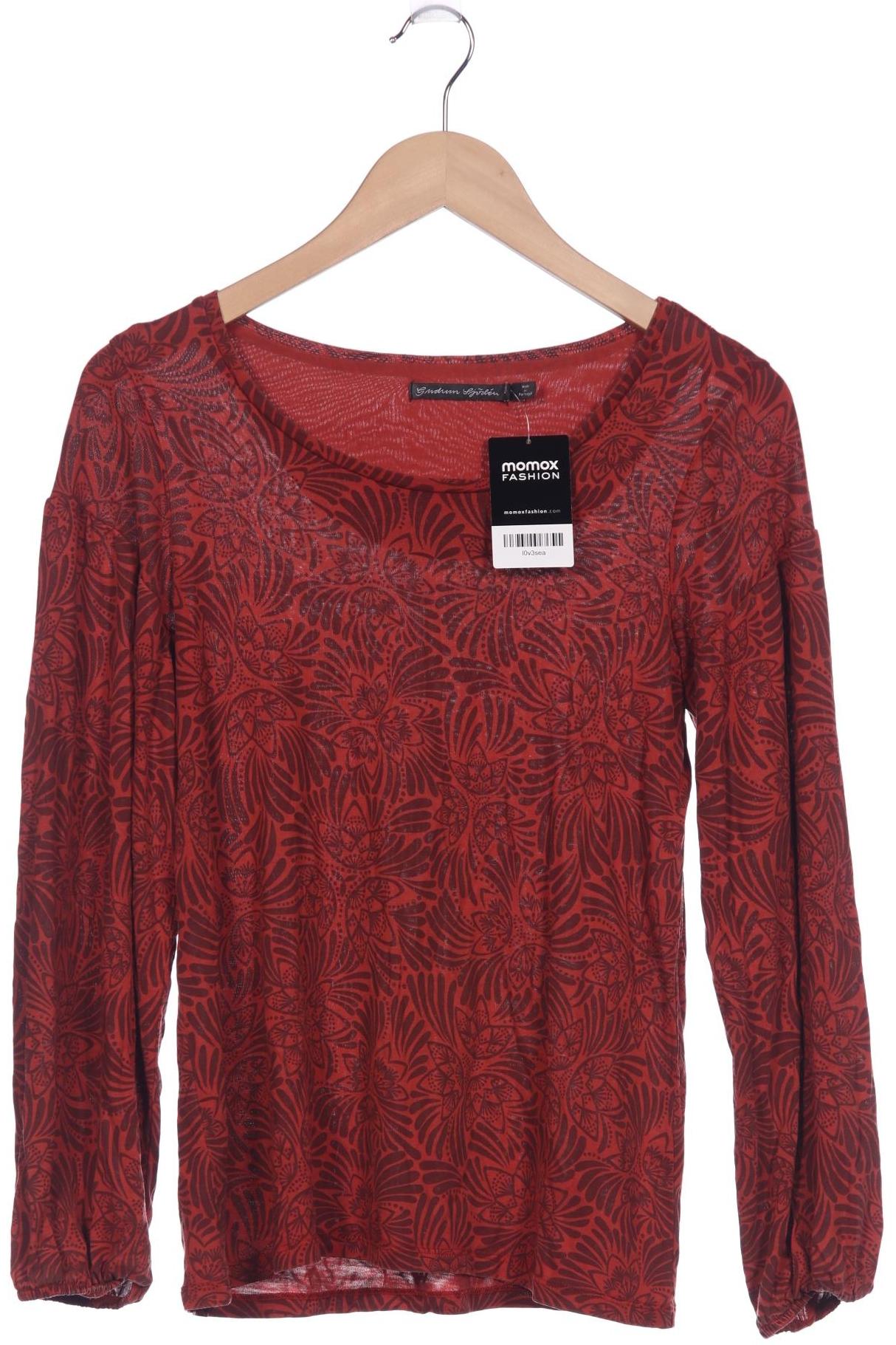 

Gudrun Sjödén Damen Langarmshirt, rot, Gr. 36