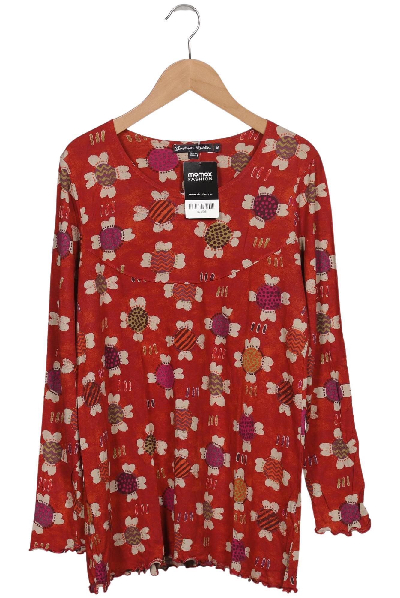 

Gudrun Sjödén Damen Langarmshirt, rot, Gr. 38