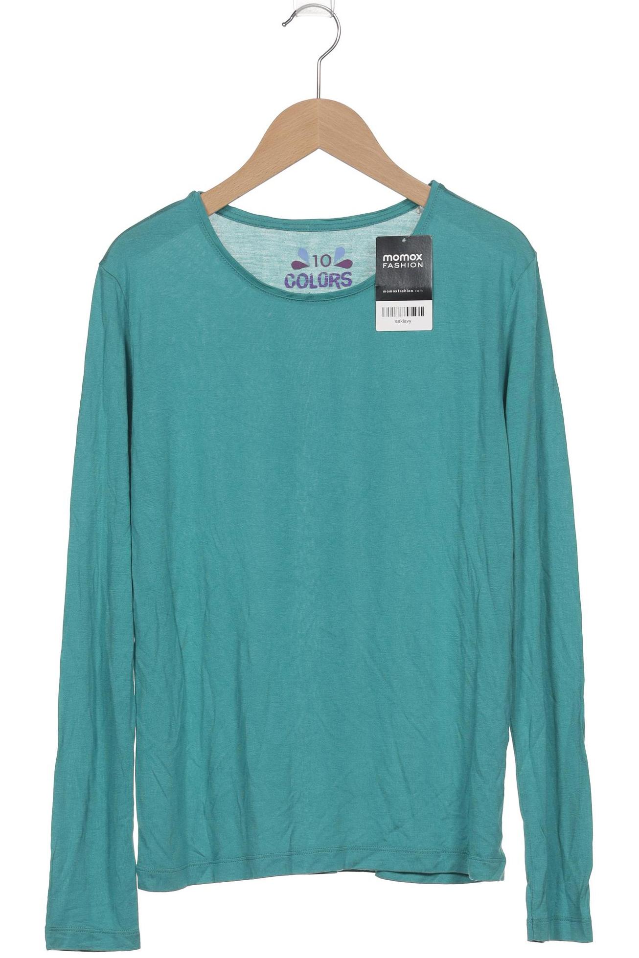 

Gudrun Sjödén Damen Langarmshirt, türkis, Gr. 38