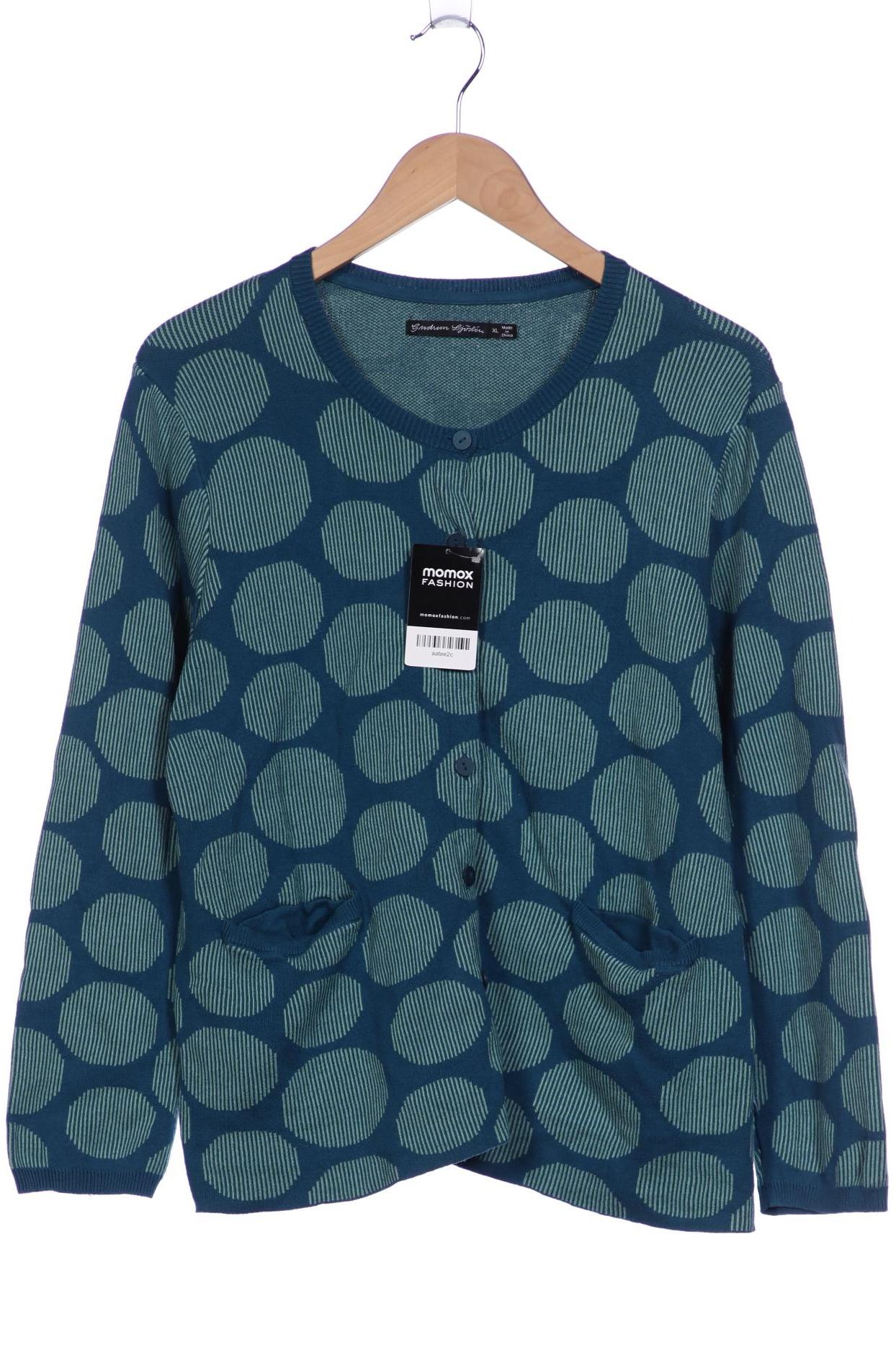 

Gudrun Sjödén Damen Strickjacke, türkis, Gr. 44