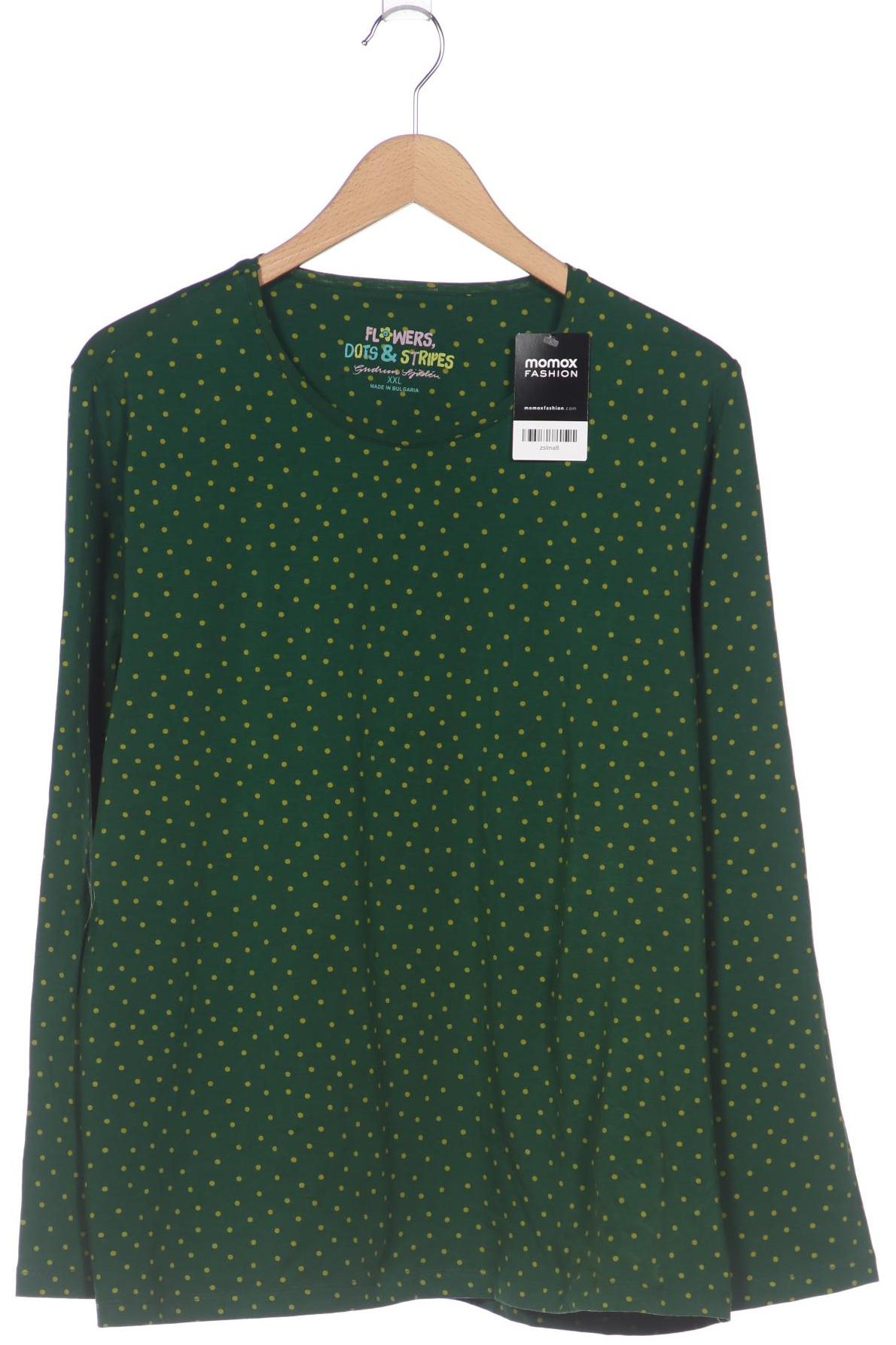 

Gudrun Sjödén Damen Langarmshirt, grün, Gr. 46