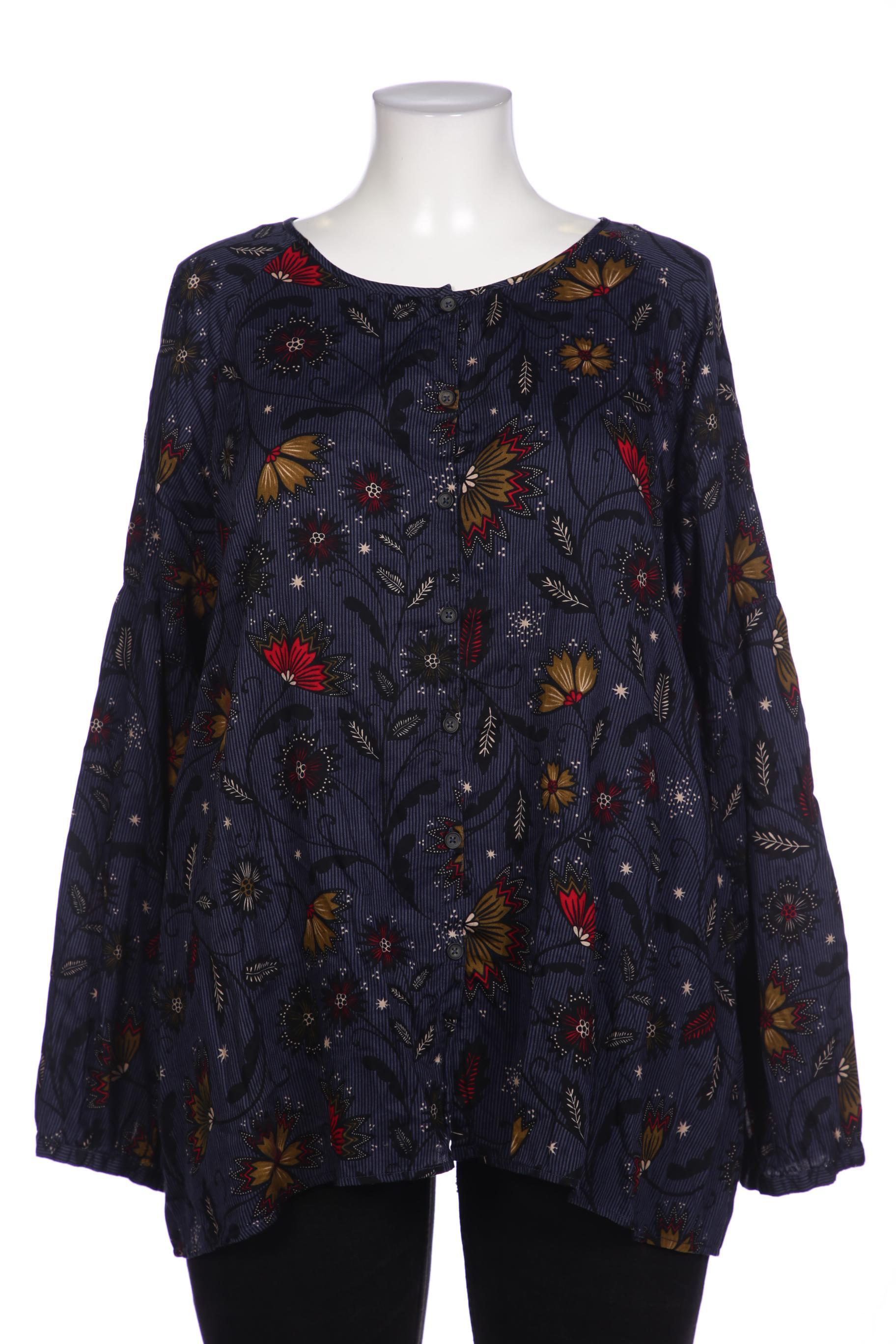 

Gudrun Sjödén Damen Bluse, marineblau, Gr. 46