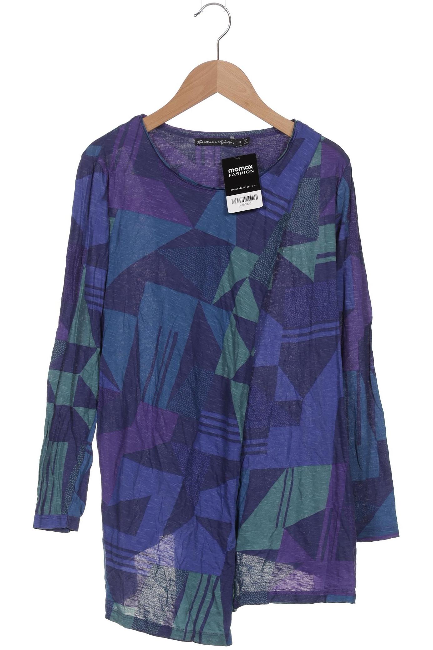 

Gudrun Sjödén Damen Langarmshirt, marineblau, Gr. 36