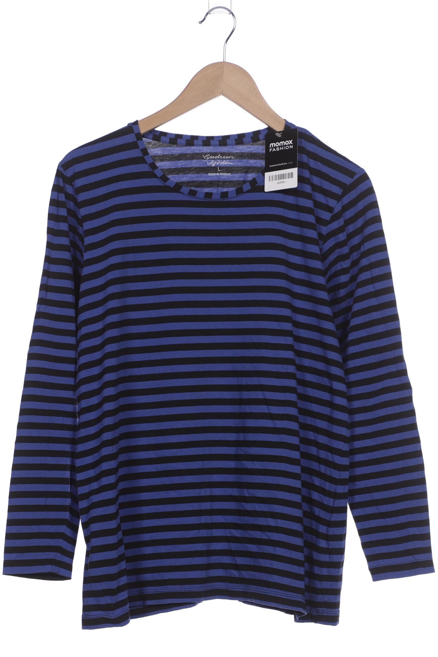 

Gudrun Sjödén Damen Langarmshirt, blau, Gr. 42