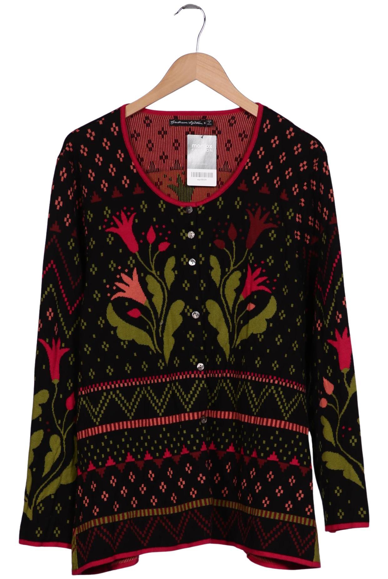 

Gudrun Sjödén Damen Strickjacke, schwarz, Gr. 44