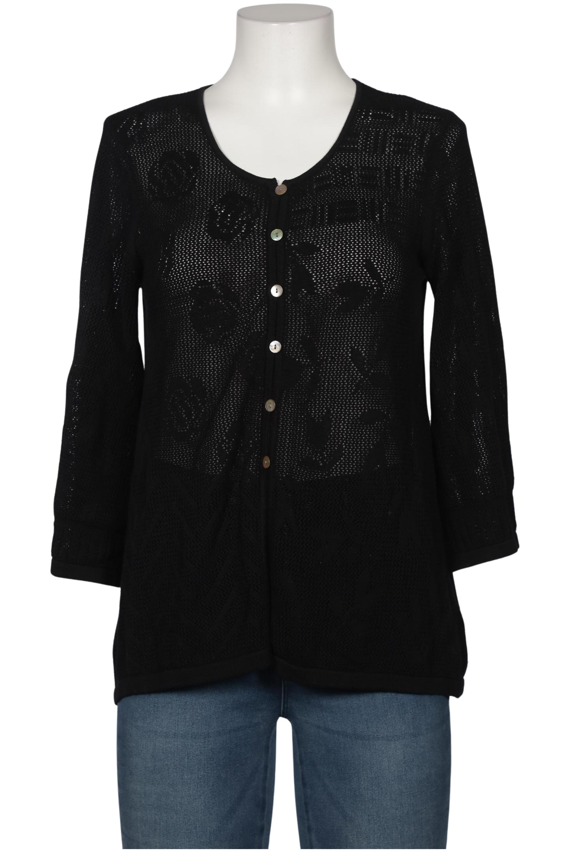 

Gudrun Sjödén Damen Strickjacke, schwarz, Gr. 38
