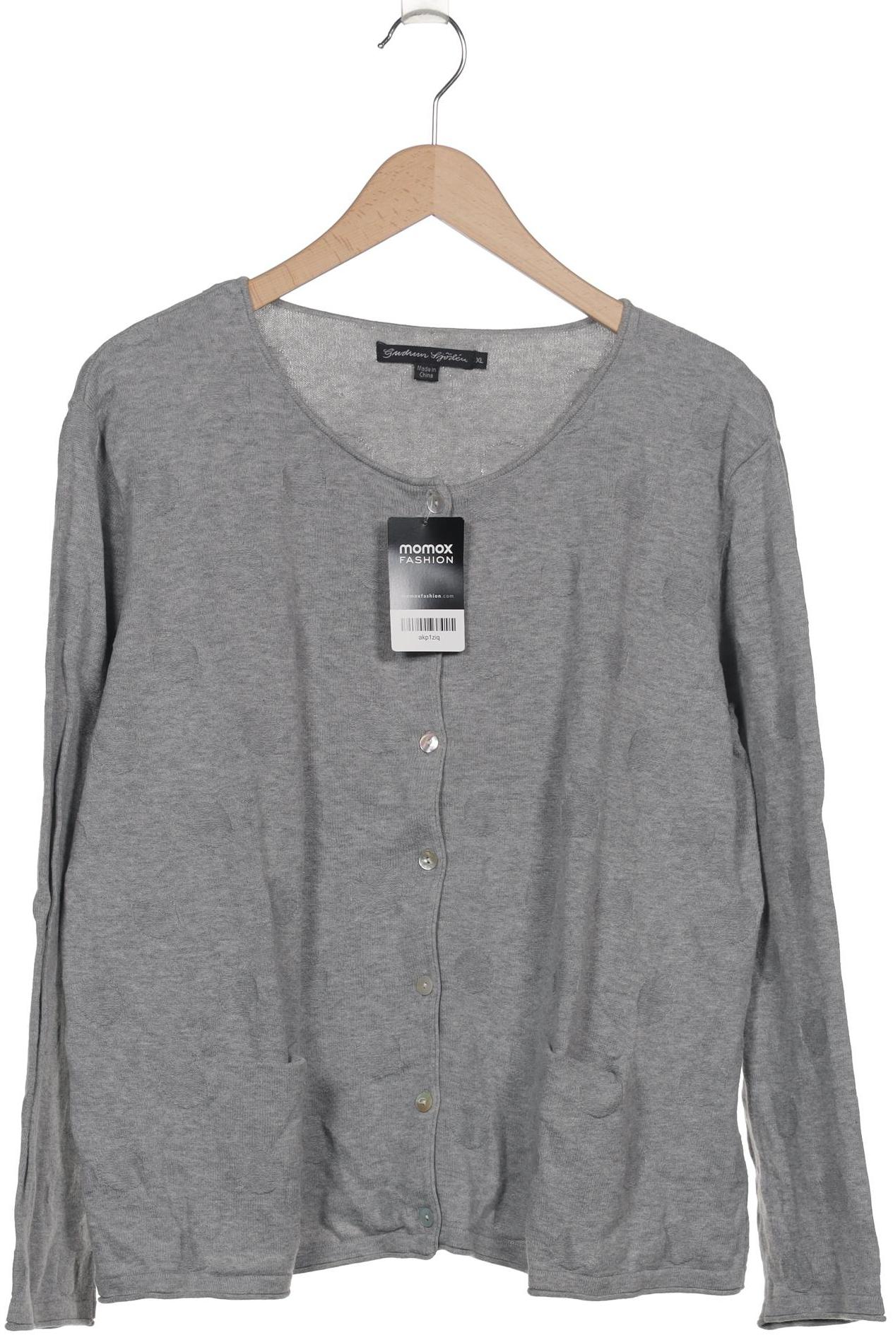 

Gudrun Sjödén Damen Strickjacke, grau, Gr. 44
