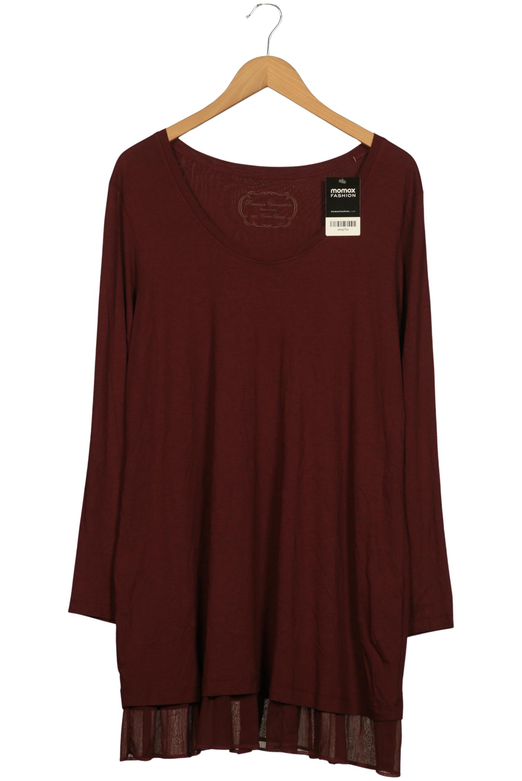 

Gudrun Sjödén Damen Langarmshirt, bordeaux, Gr. 44