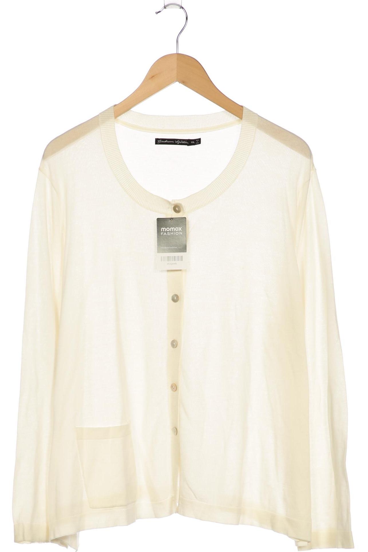 

Gudrun Sjödén Damen Strickjacke, cremeweiß, Gr. 46