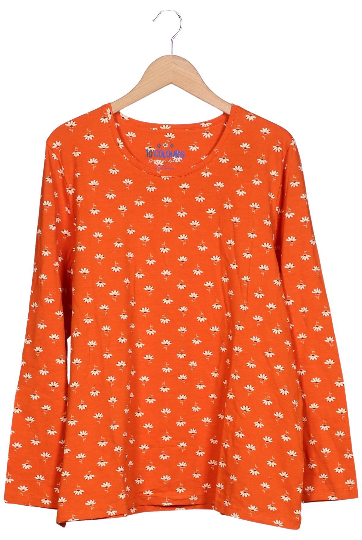 

Gudrun Sjödén Damen Langarmshirt, orange, Gr. 44
