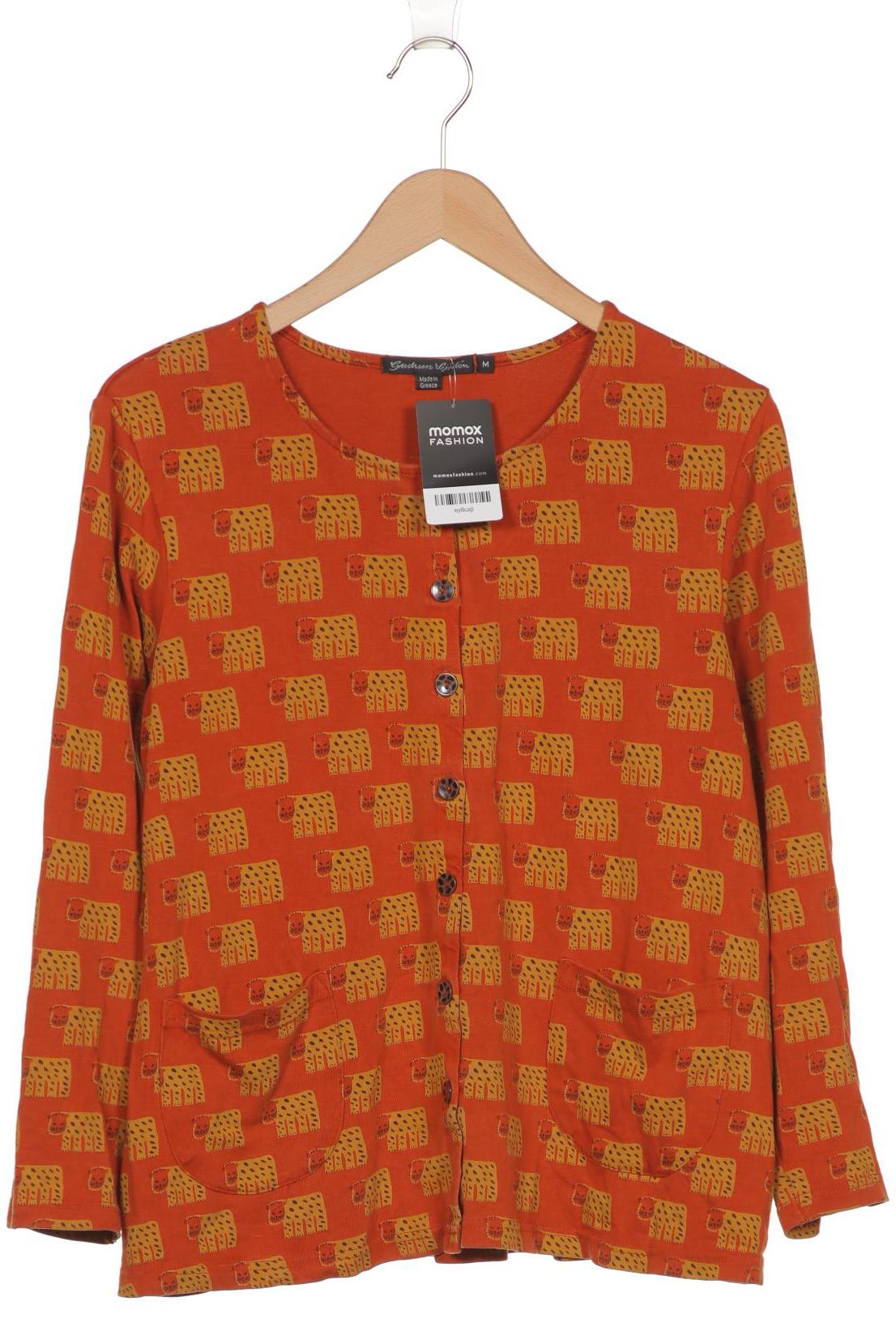 

Gudrun Sjödén Damen Strickjacke, orange, Gr. 38