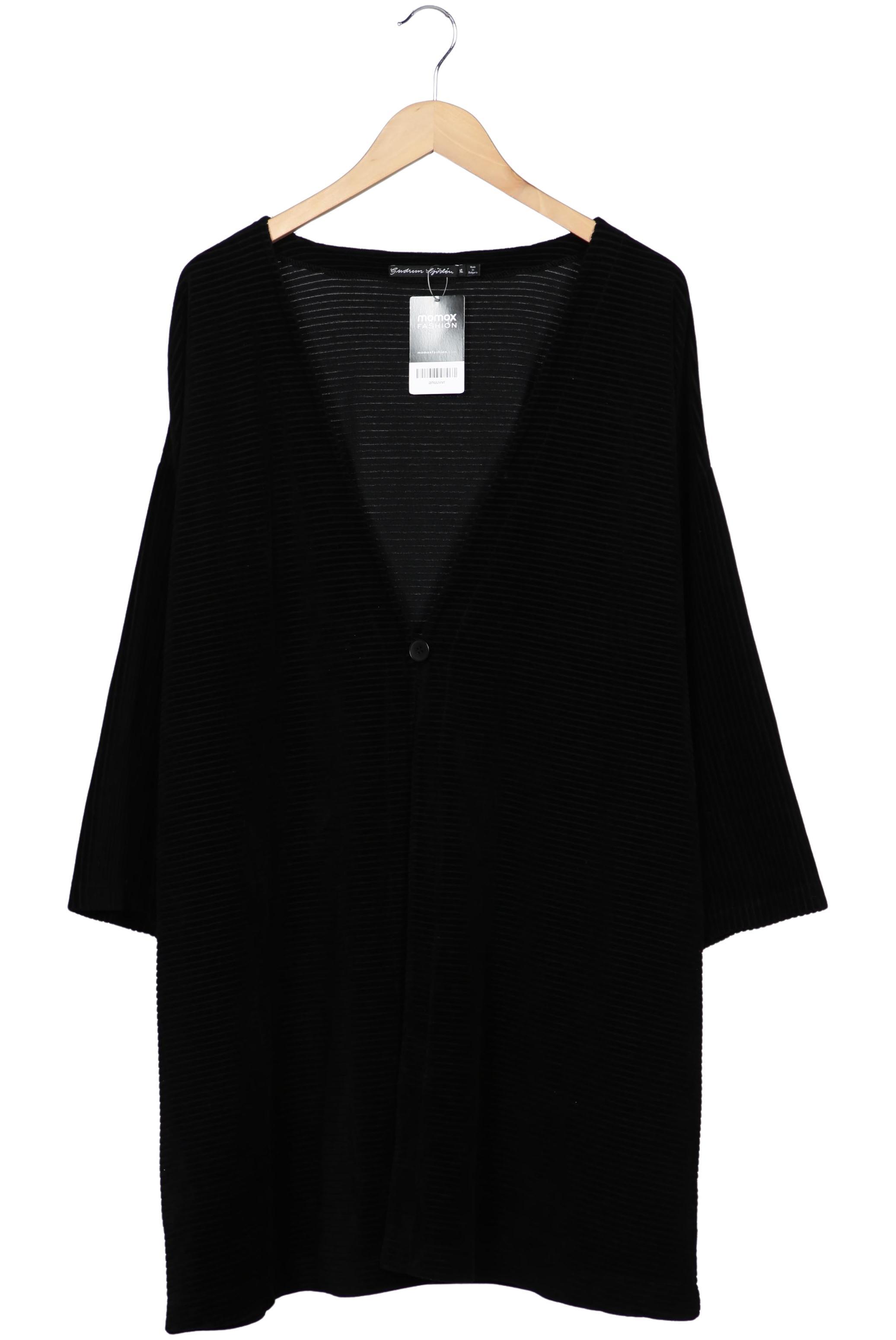 

Gudrun Sjödén Damen Strickjacke, schwarz, Gr. 44