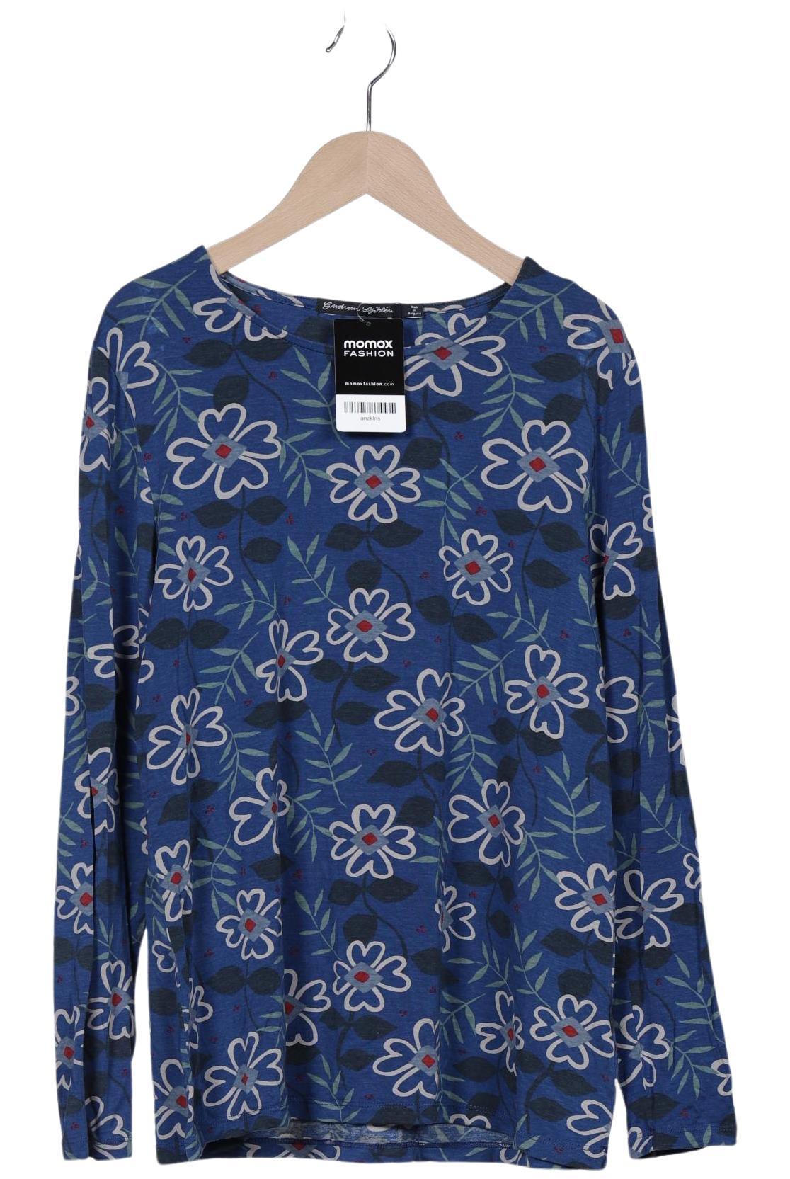 

Gudrun Sjödén Damen Langarmshirt, blau, Gr. 38