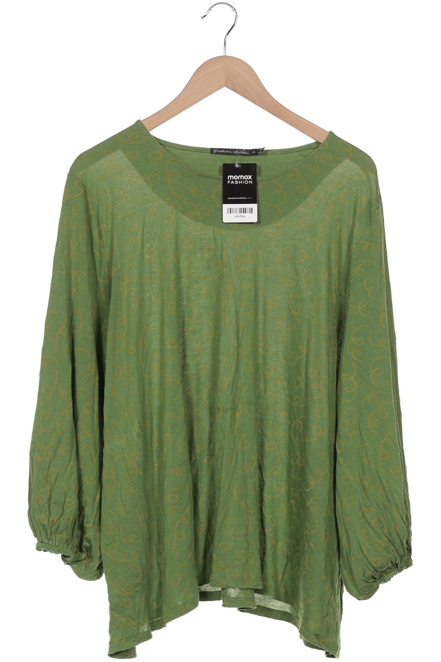 

Gudrun Sjödén Damen Langarmshirt, grün, Gr. 46