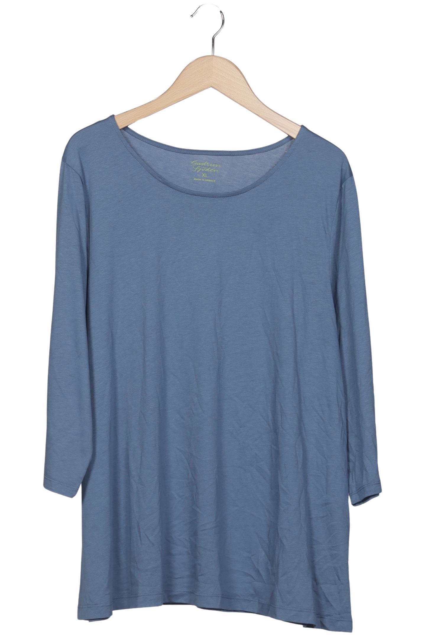 

Gudrun Sjödén Damen Langarmshirt, blau, Gr. 44