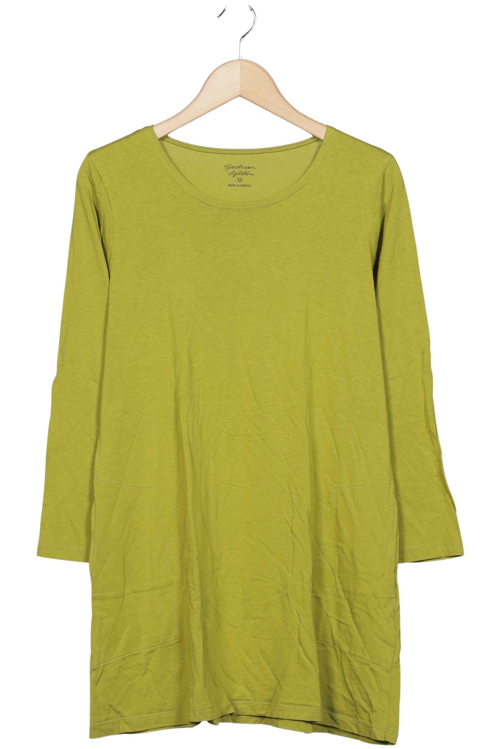 

Gudrun Sjödén Damen Langarmshirt, hellgrün, Gr. 38